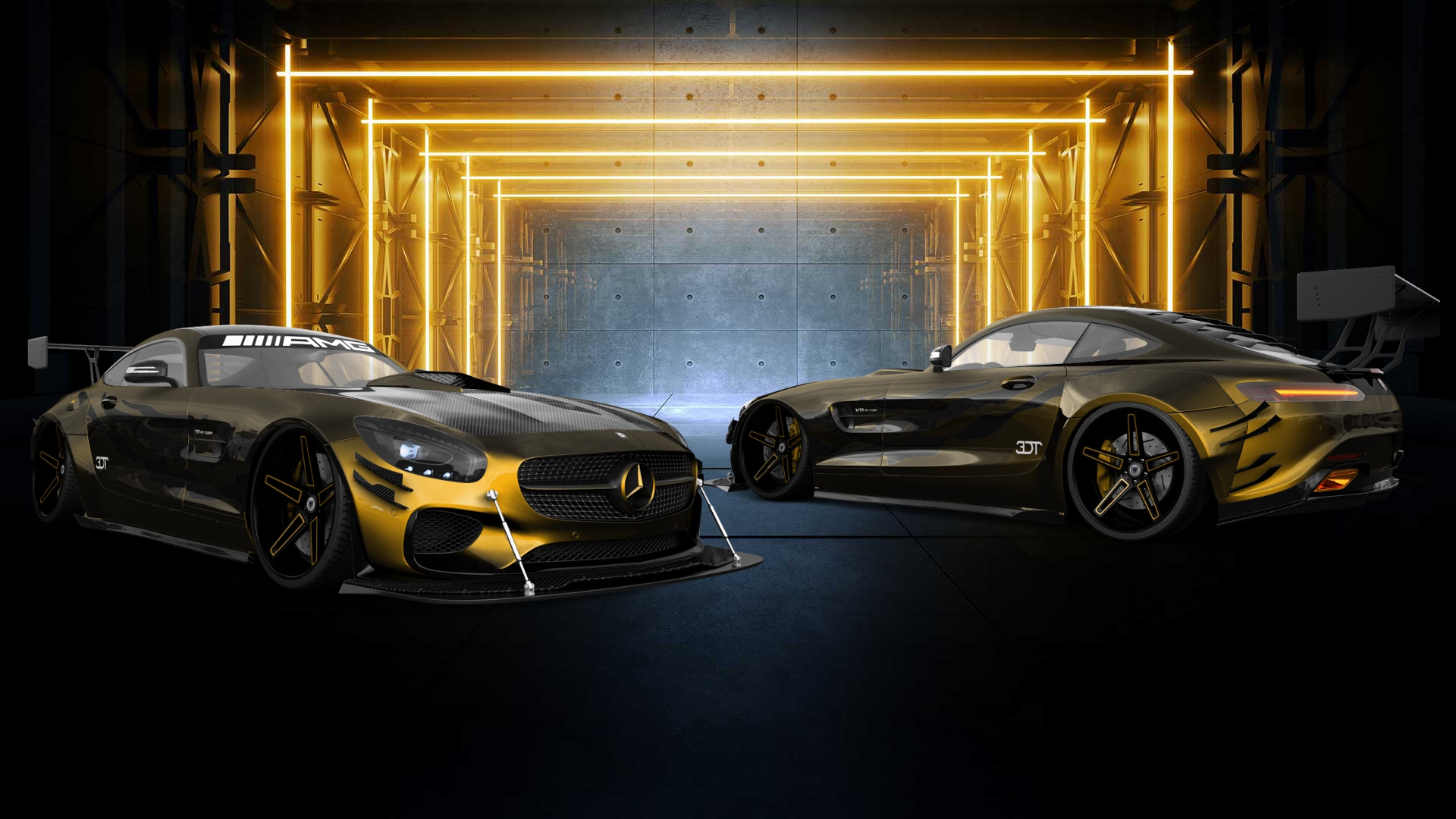 Mercedes AMG GT 2 door fastback coupe 2016 tuning