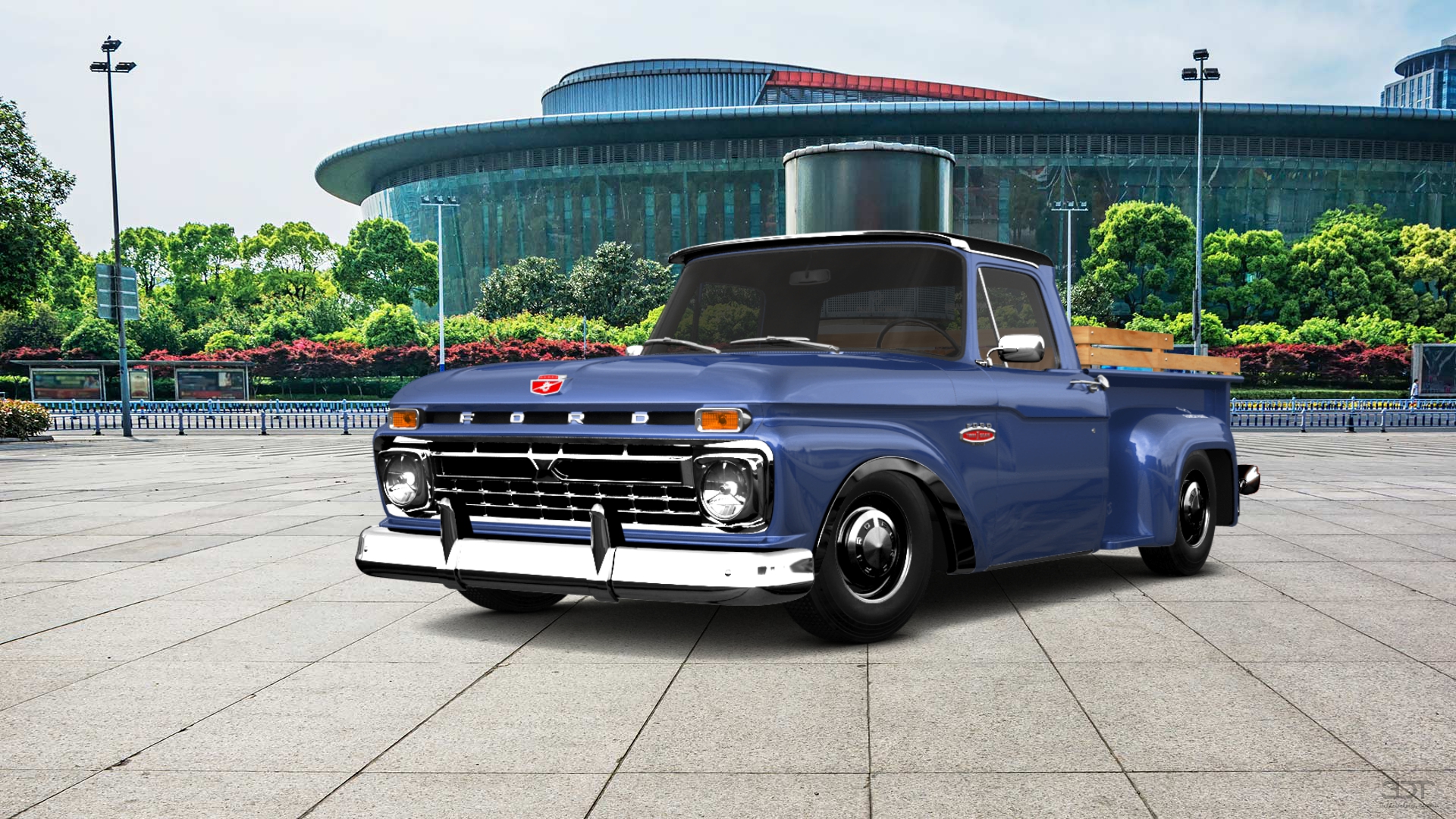 Ford F-100 Flareside 2 Door pickup truck 1961