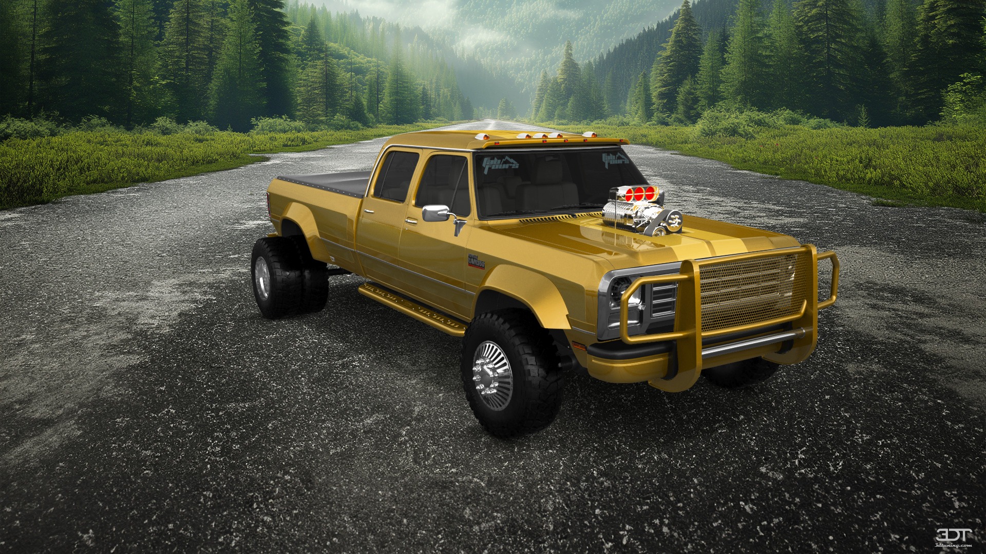 Dodge Ram 350 4 Door pickup truck 1991