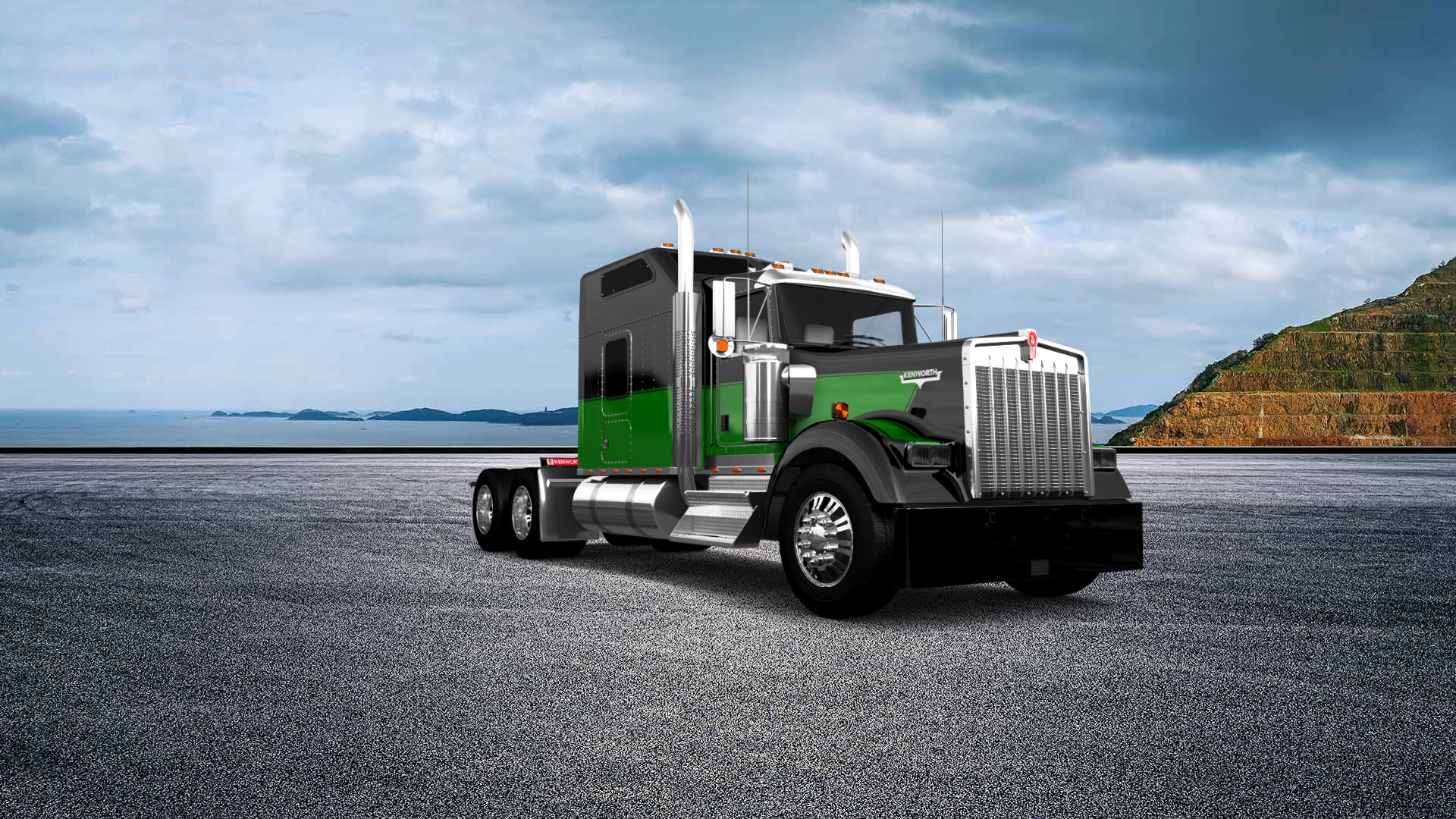 Kenworth W900 Sleeper Cab Truck 2015 tuning