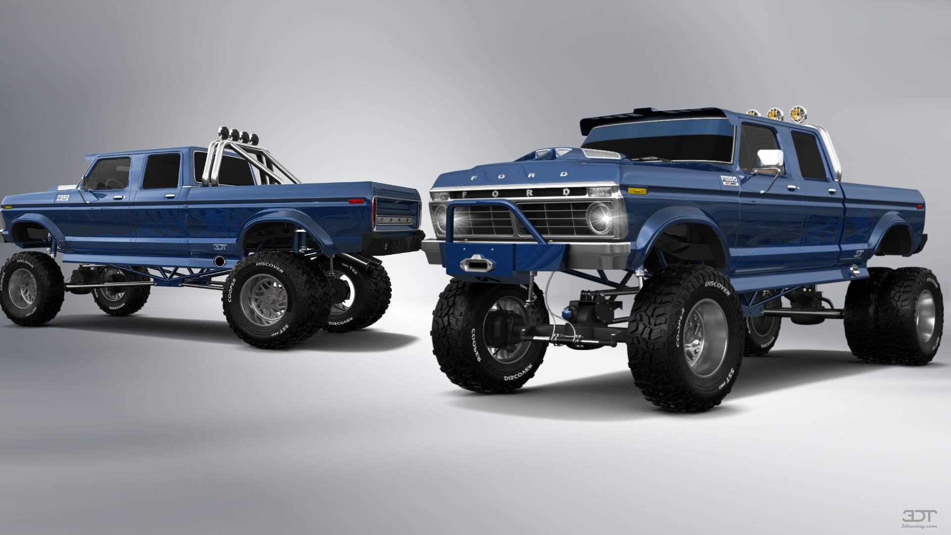 Ford F-350 Dually 4 Door pickup truck 1973