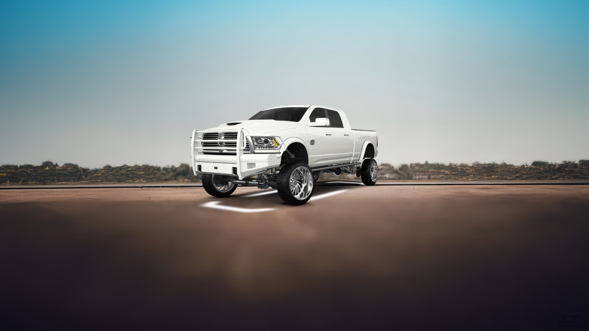 Dodge Ram 2500 Mega Cab 6.4 ft box 4 Door pickup truck 2010 tuning