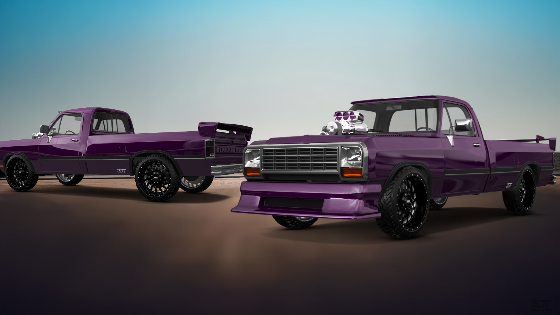 Dodge Ram 2 Door pickup truck 1991 tuning
