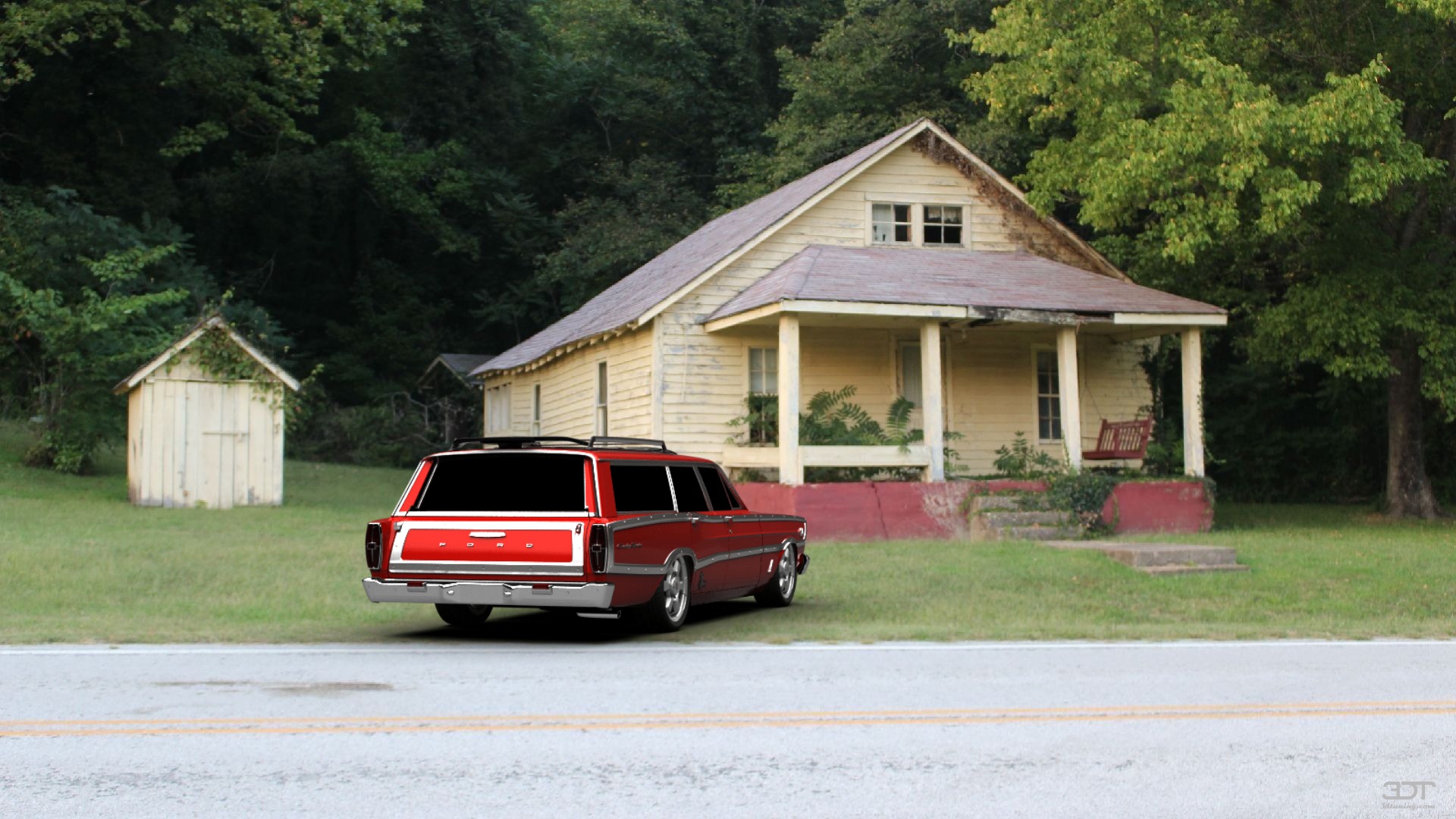 Ford Country Squire Wagon 1966 Imágenes