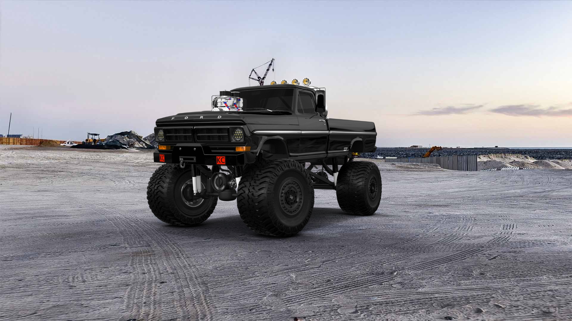 Ford F-250 2 Door pickup truck 1971