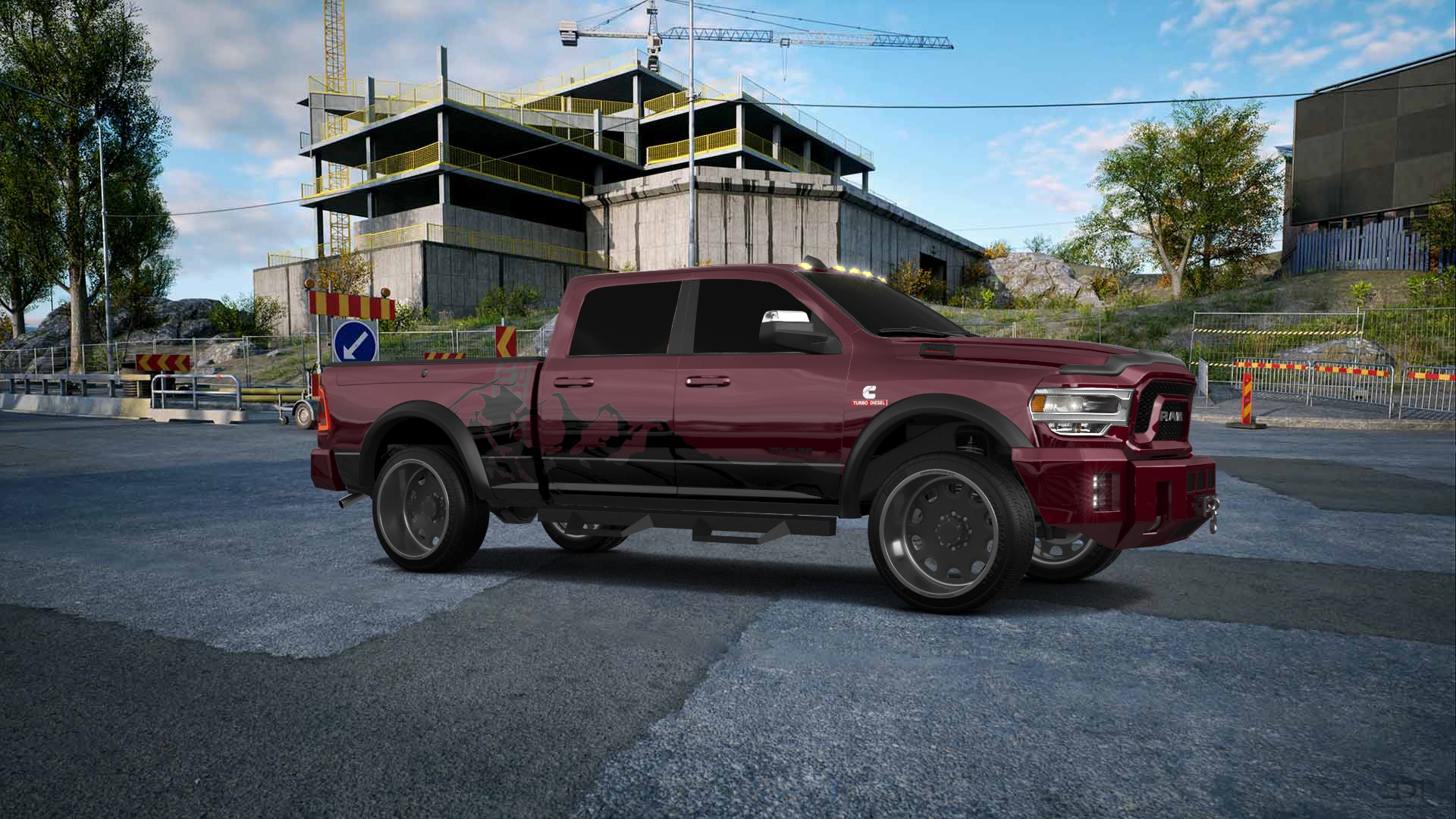 Dodge Ram 2500 4 Door pickup truck 2020 tuning