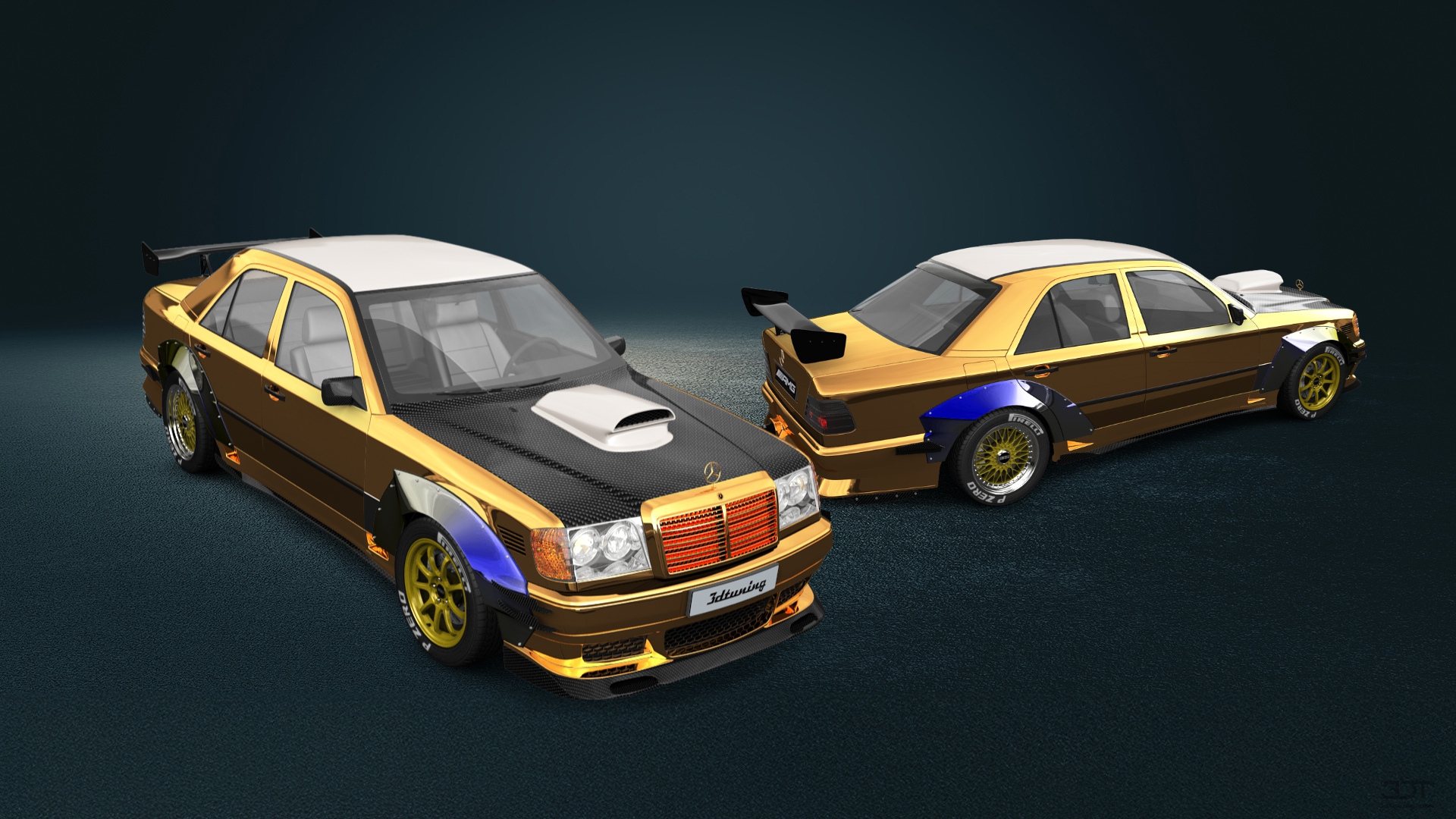 Mercedes E-Class Sedan 1984 tuning