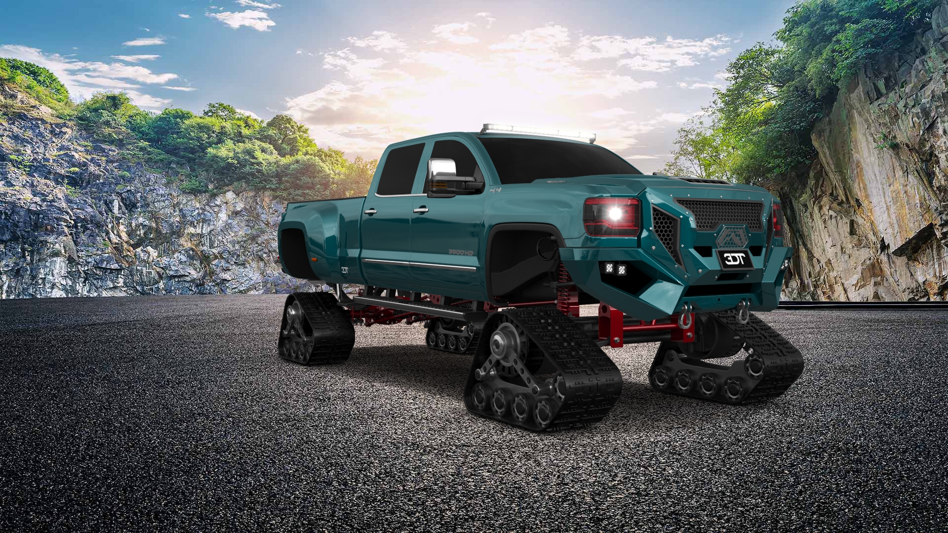 GMC Sierra 3500 HD Crew Cab 4 Door pickup truck 2015 tuning