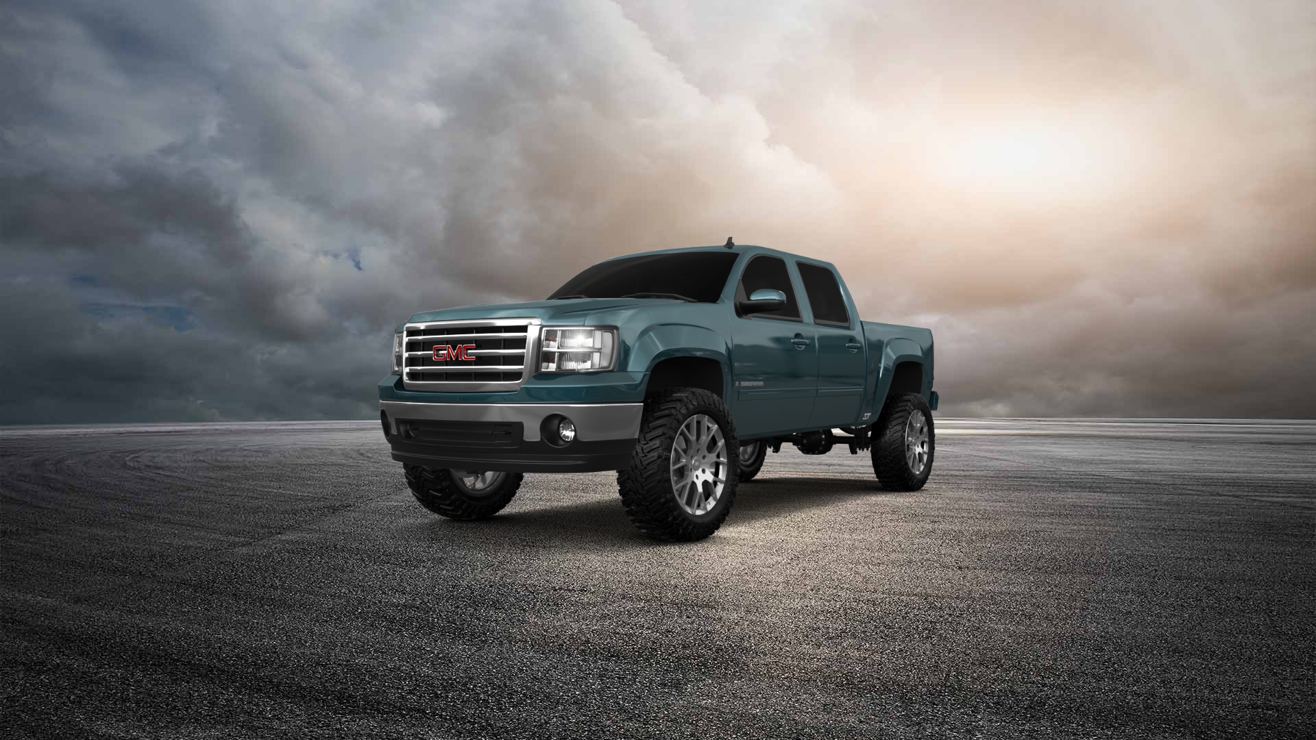 GMC Sierra 1500 Crew Cab 5.8 ft box 4 Door pickup truck 2007