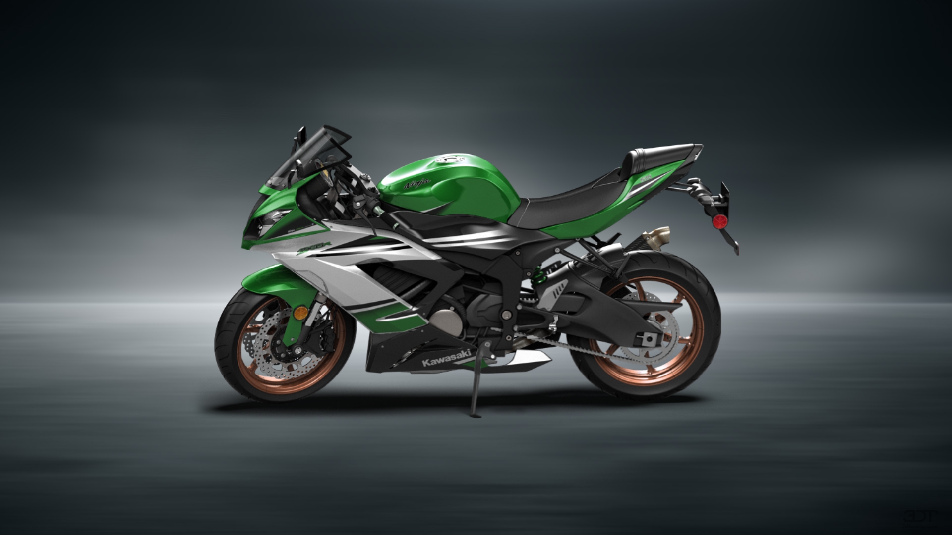 Kawasaki Ninja ZX 6R Sport Bike 2015