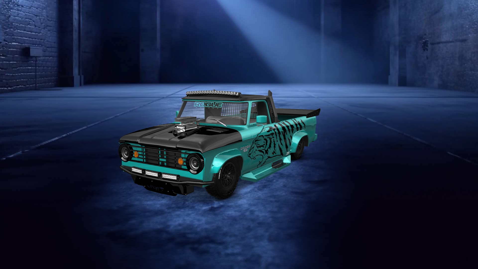 Dodge Power Wagon W200 2 Door pickup truck 1966 tuning