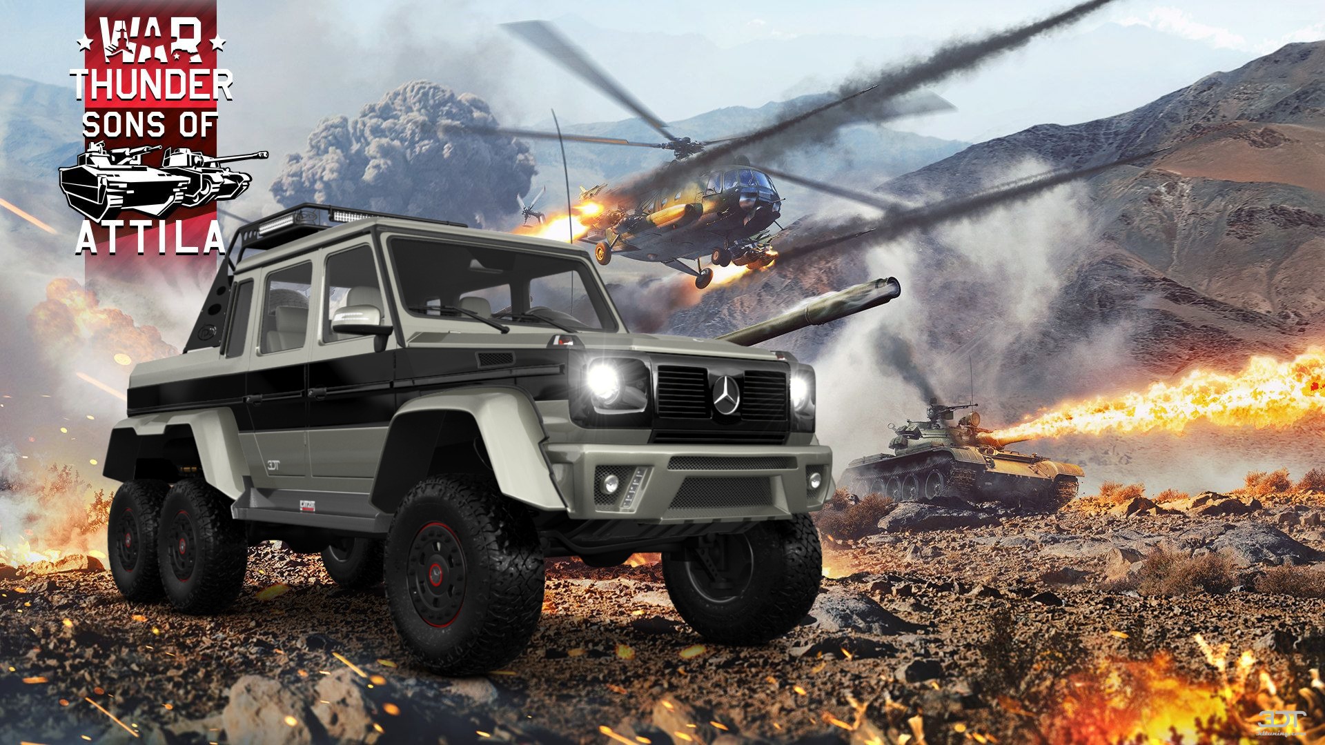Mercedes G 63 AMG 6x6 4 Door pickup truck 2013
