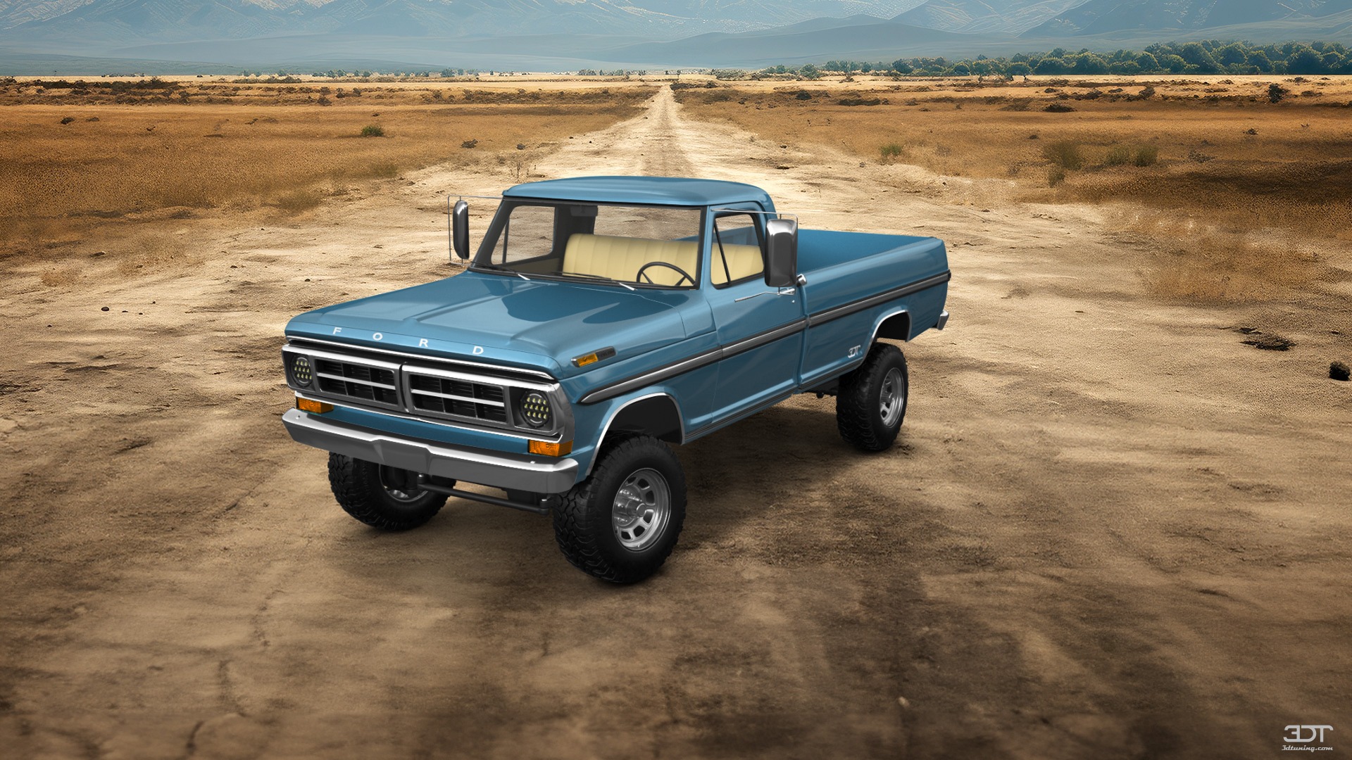 Ford F-250 2 Door pickup truck 1971 tuning