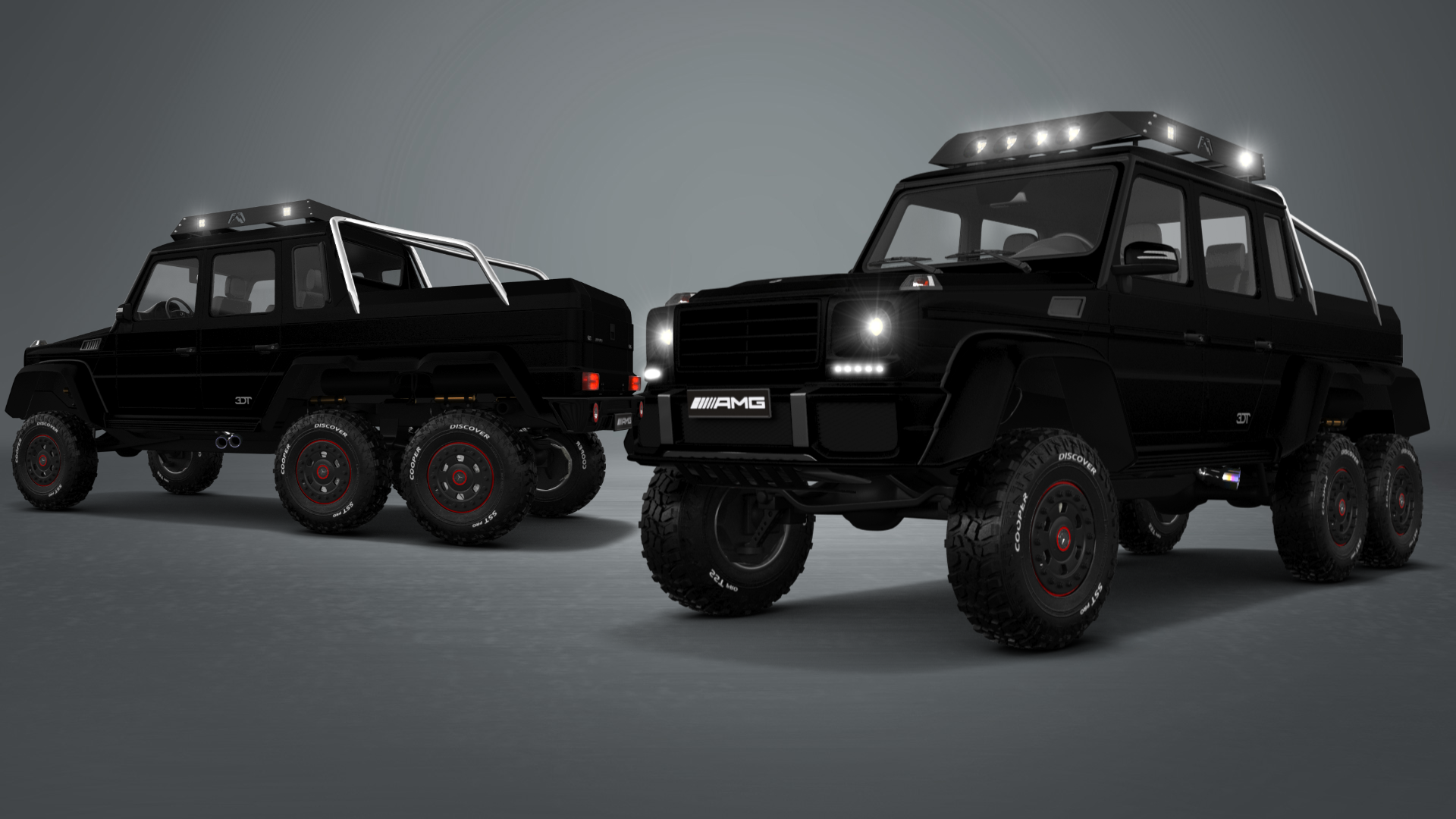 Mercedes G 63 AMG 6x6 4 Door pickup truck 2013 tuning