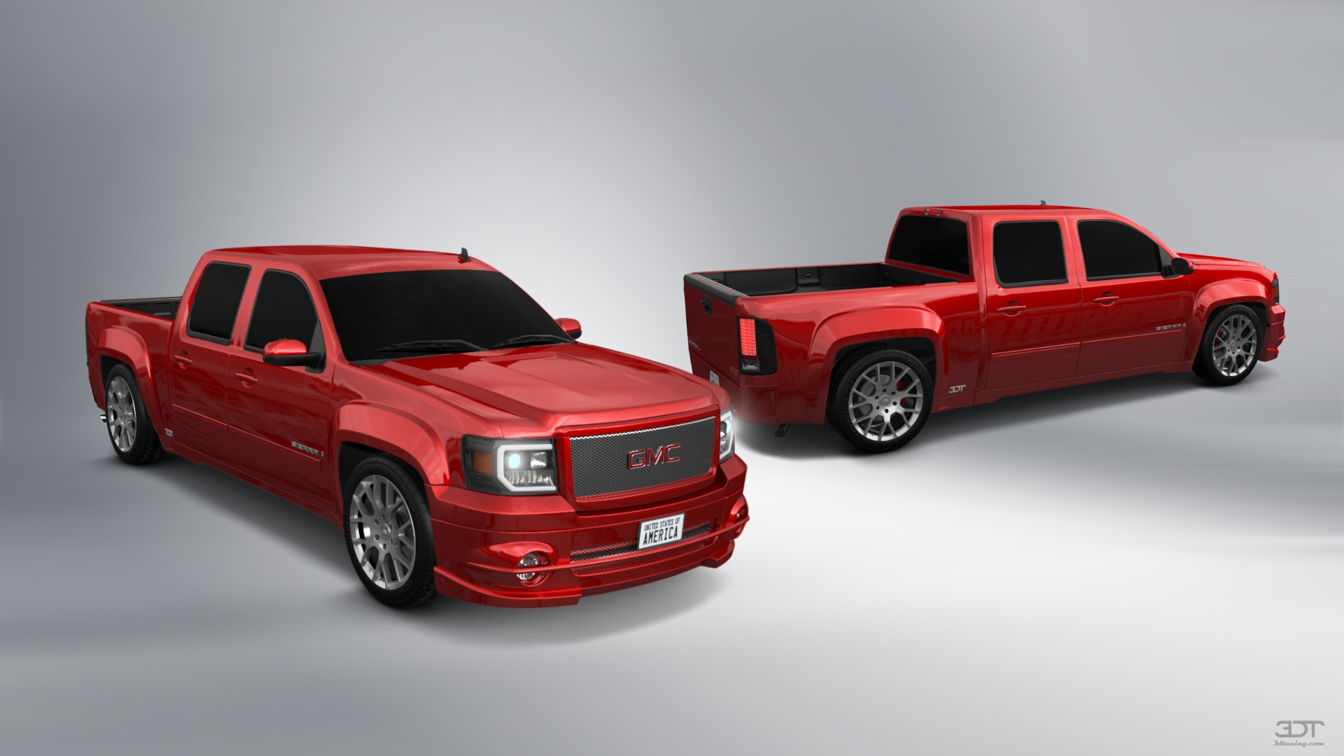 GMC Sierra 1500 Crew Cab 5.8 ft box 4 Door pickup truck 2007
