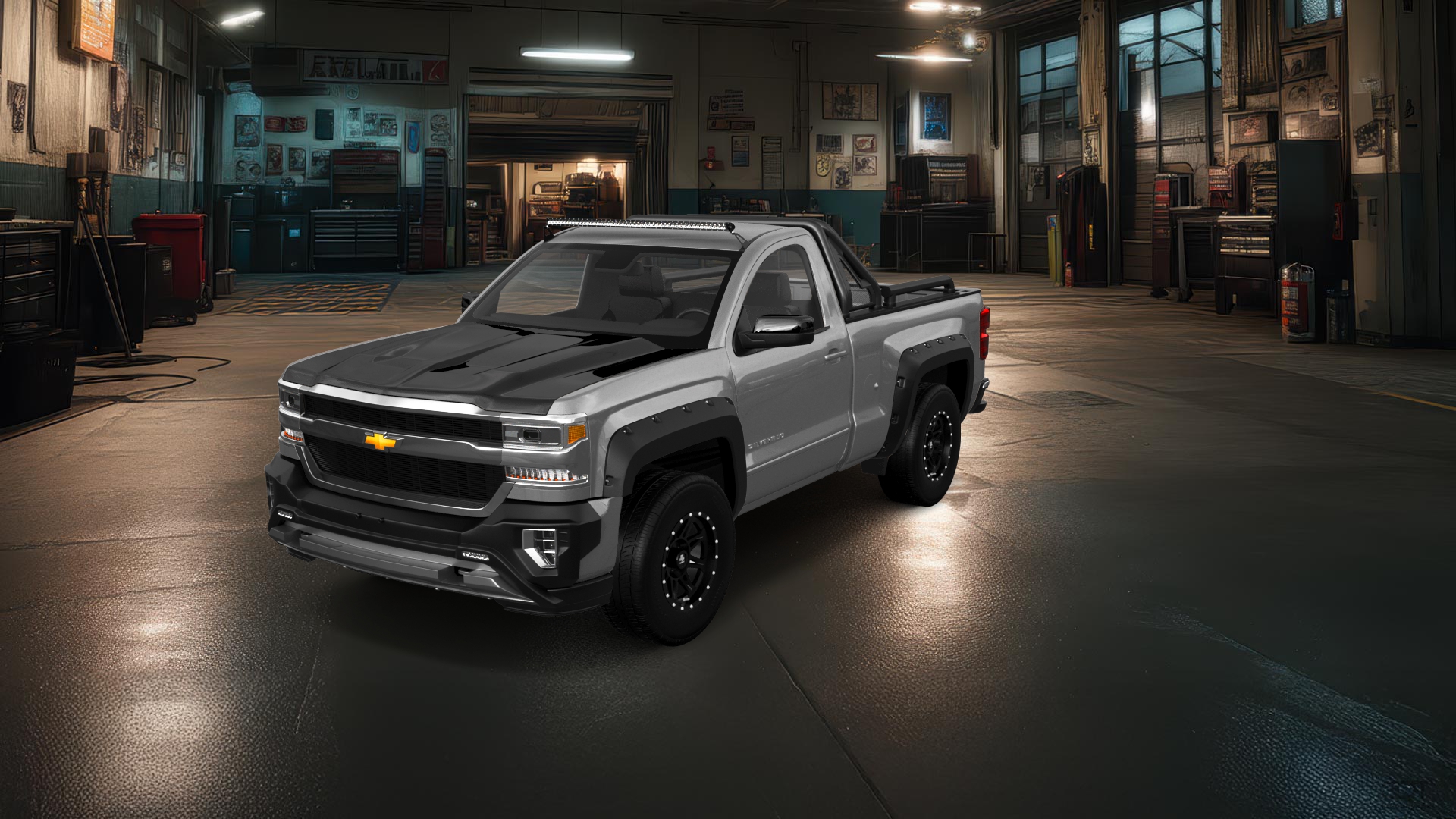 Chevrolet Silverado 1500 6.5 box 2 Door truck 2016 tuning