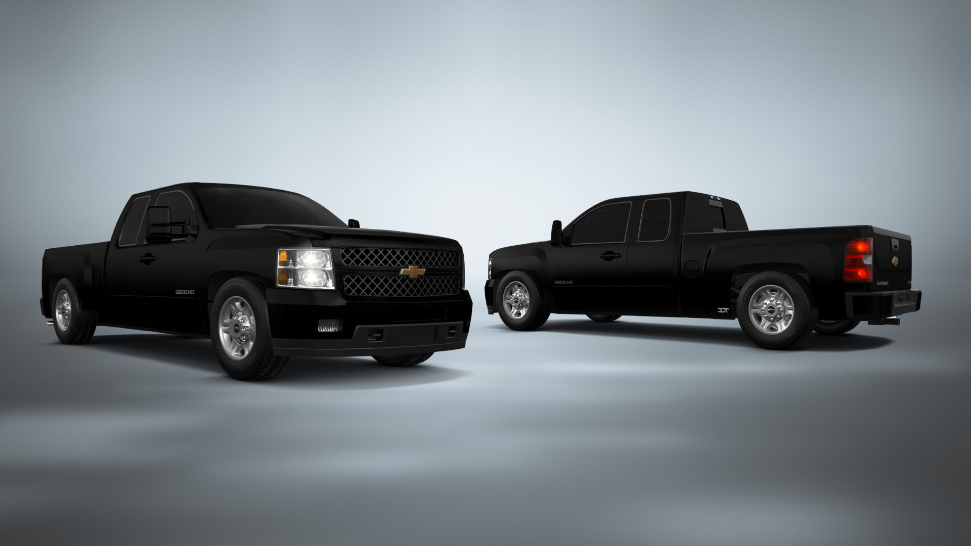Chevrolet Silverado 2500 HD Extended Cab Pickup Truck 2007