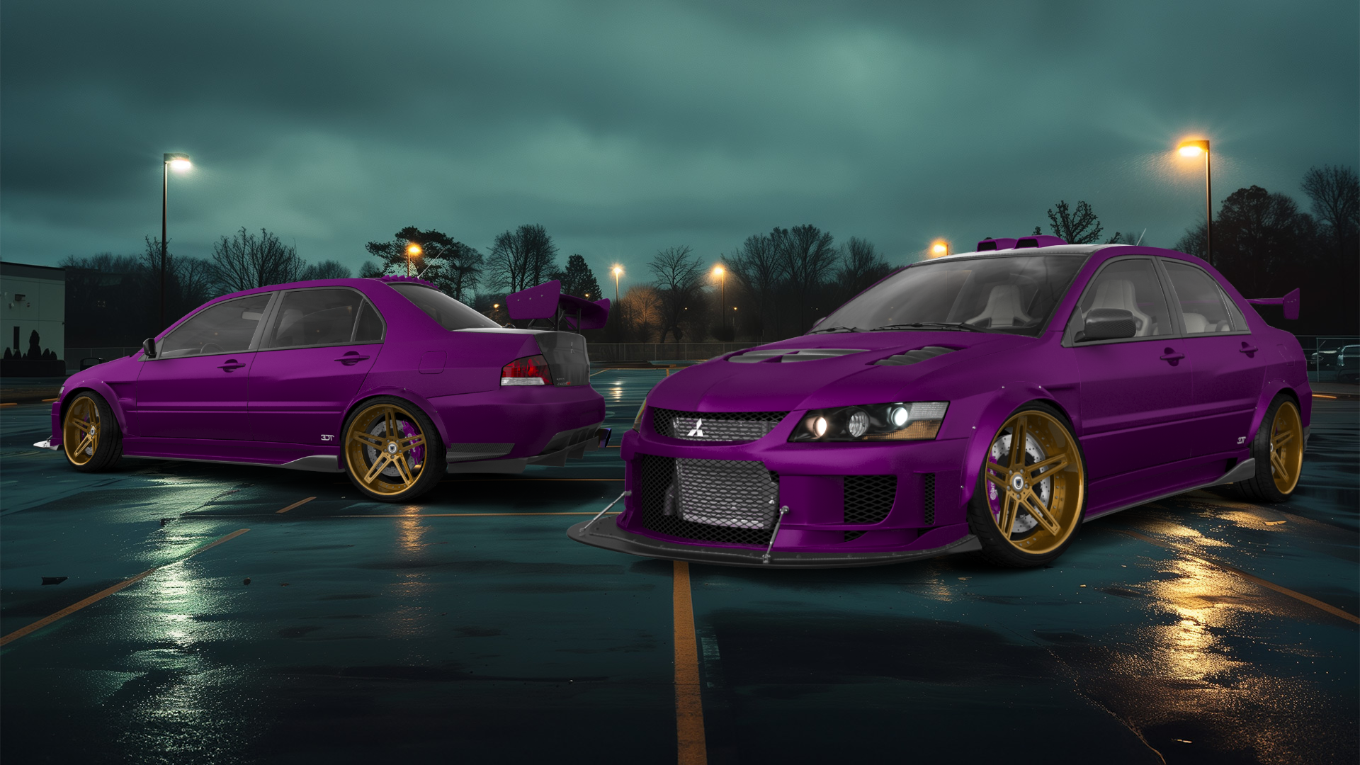 Mitsubishi Lancer Evo IX 4 Door Saloon 2005 tuning