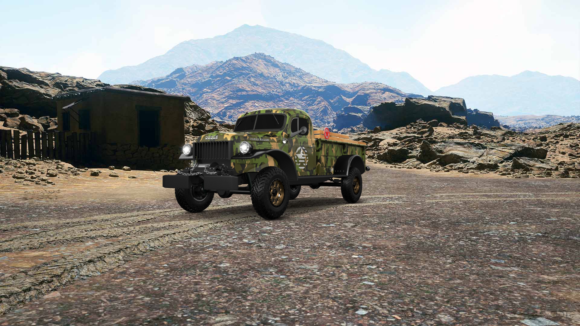 Dodge Power Wagon 2 Door pickup truck 1947 tuning