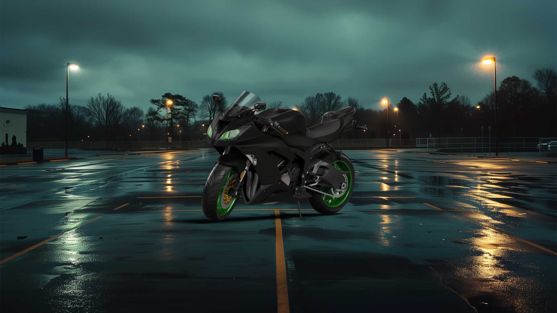 Kawasaki Ninja ZX 6R Sport Bike 2015