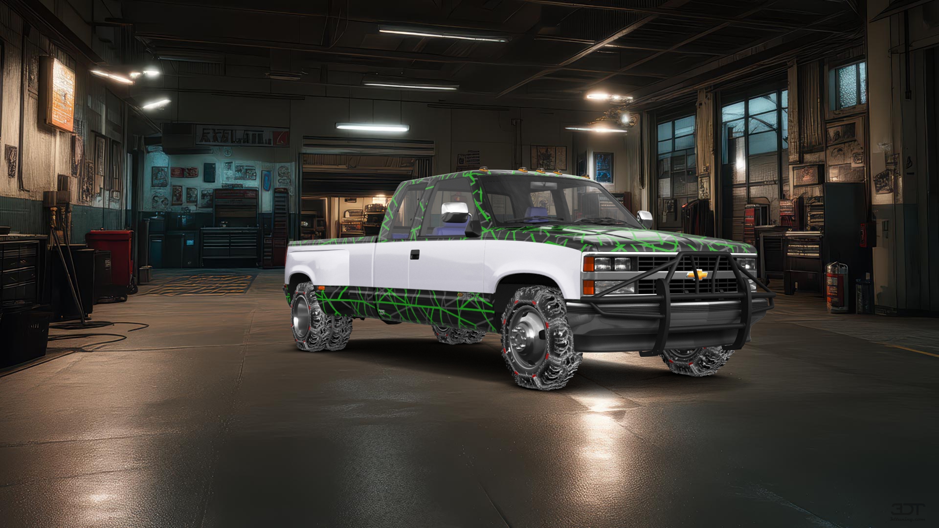 Chevrolet K3500 Extended Cab Pickup Truck 1988 tuning