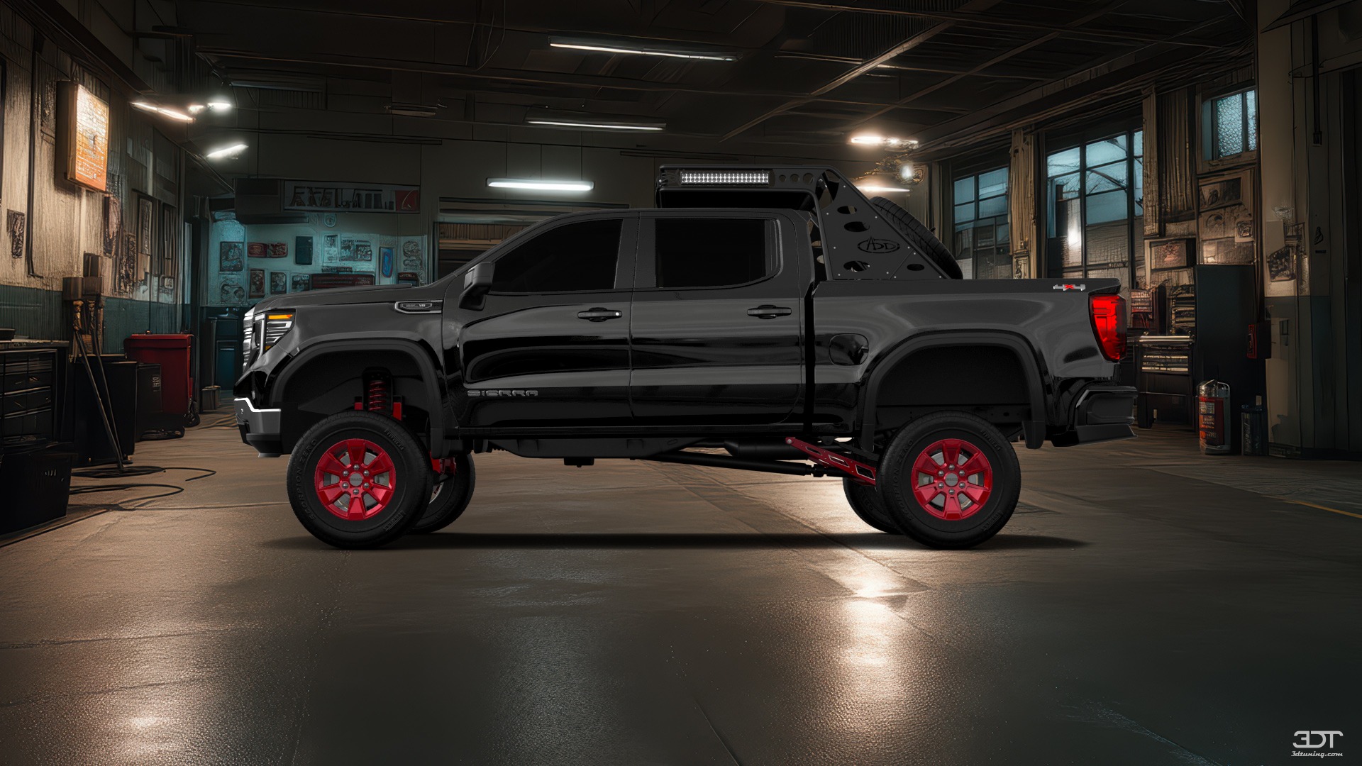 GMC Sierra 1500 Crew Cab 5.8 ft box 4 Door pickup truck 2023 tuning