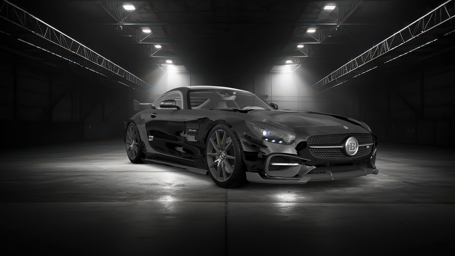 Mercedes AMG GT 2 door fastback coupe 2015 tuning