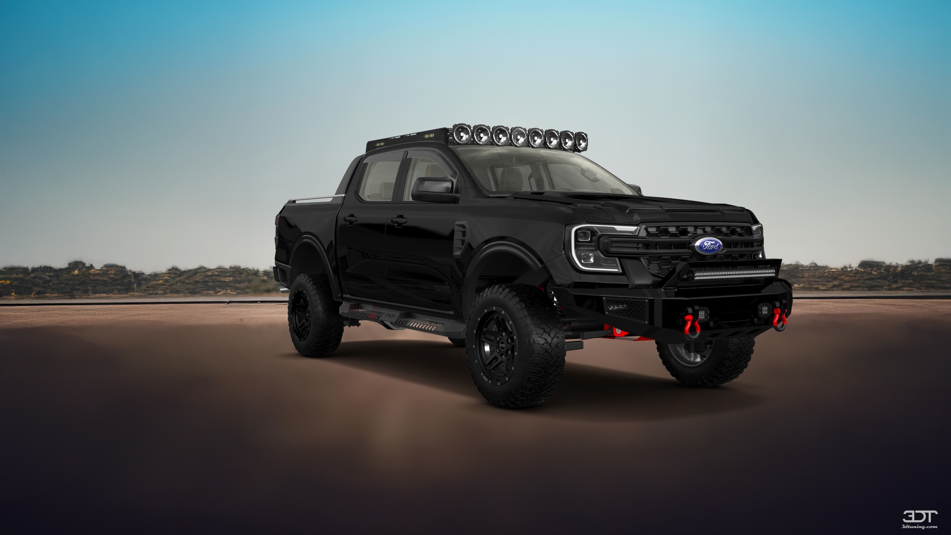 Ford Ranger 4 Door pickup truck 2022 tuning