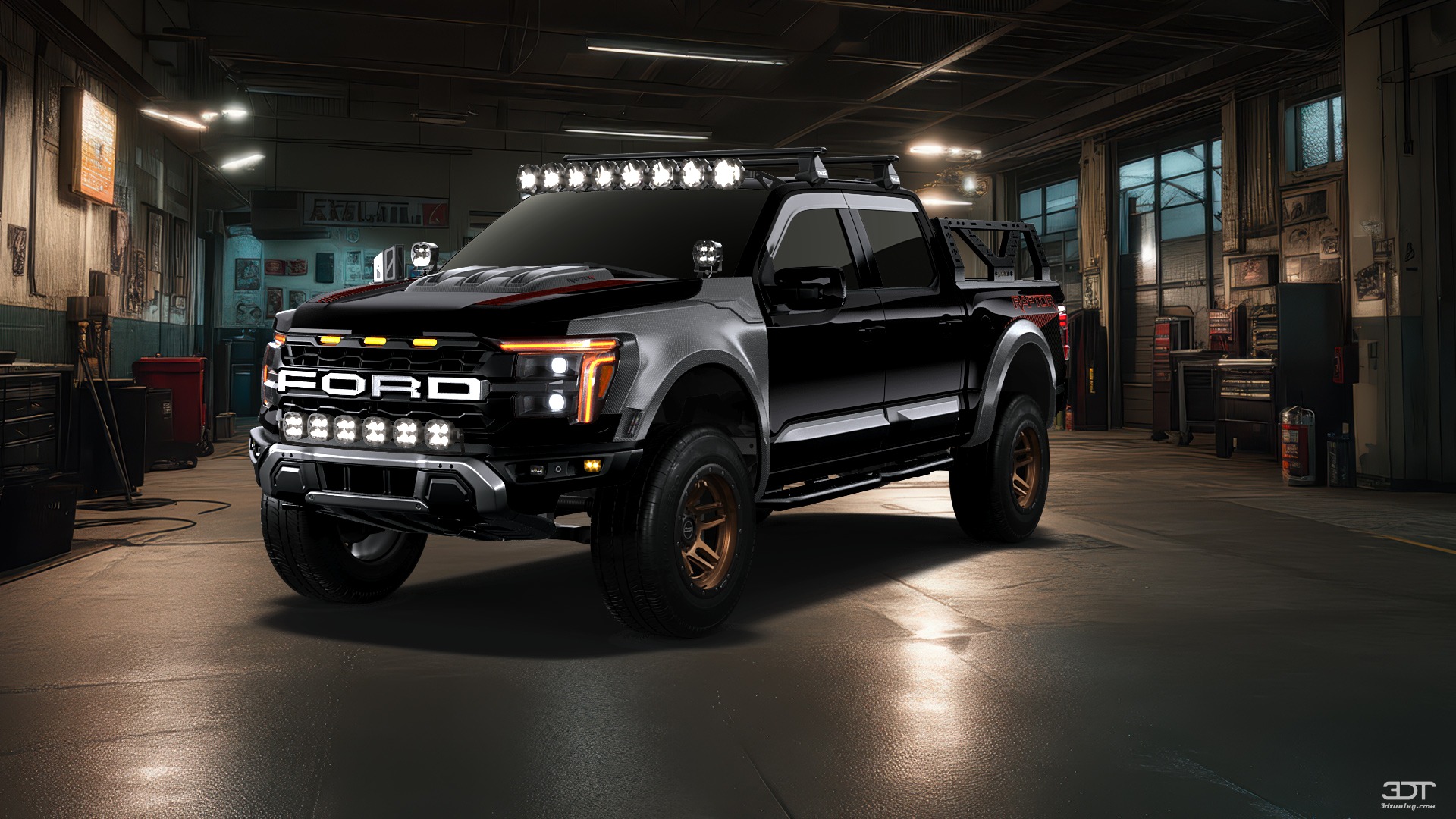 Ford F-150 Raptor 4 Door pickup truck 2024 tuning