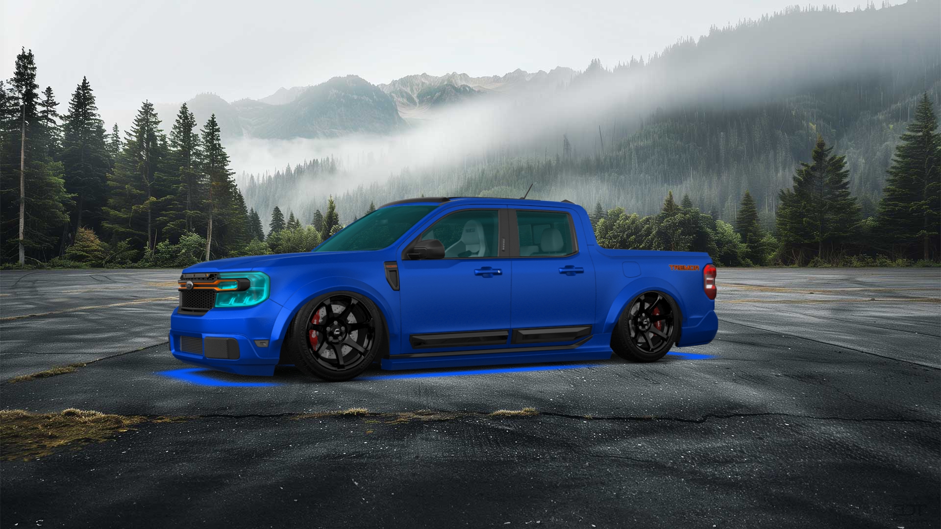 Ford Maverick 4 Door pickup truck 2022 tuning