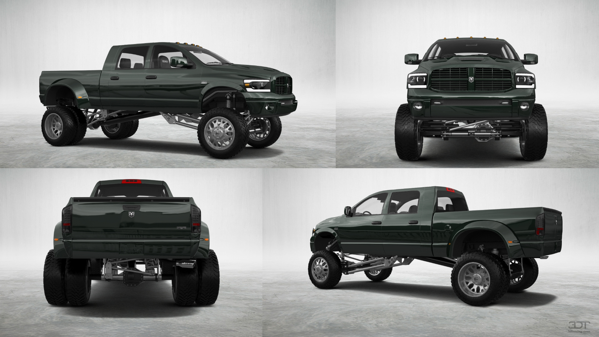 Dodge Ram 3500 Dually 4 Door pickup truck 2007 tuning