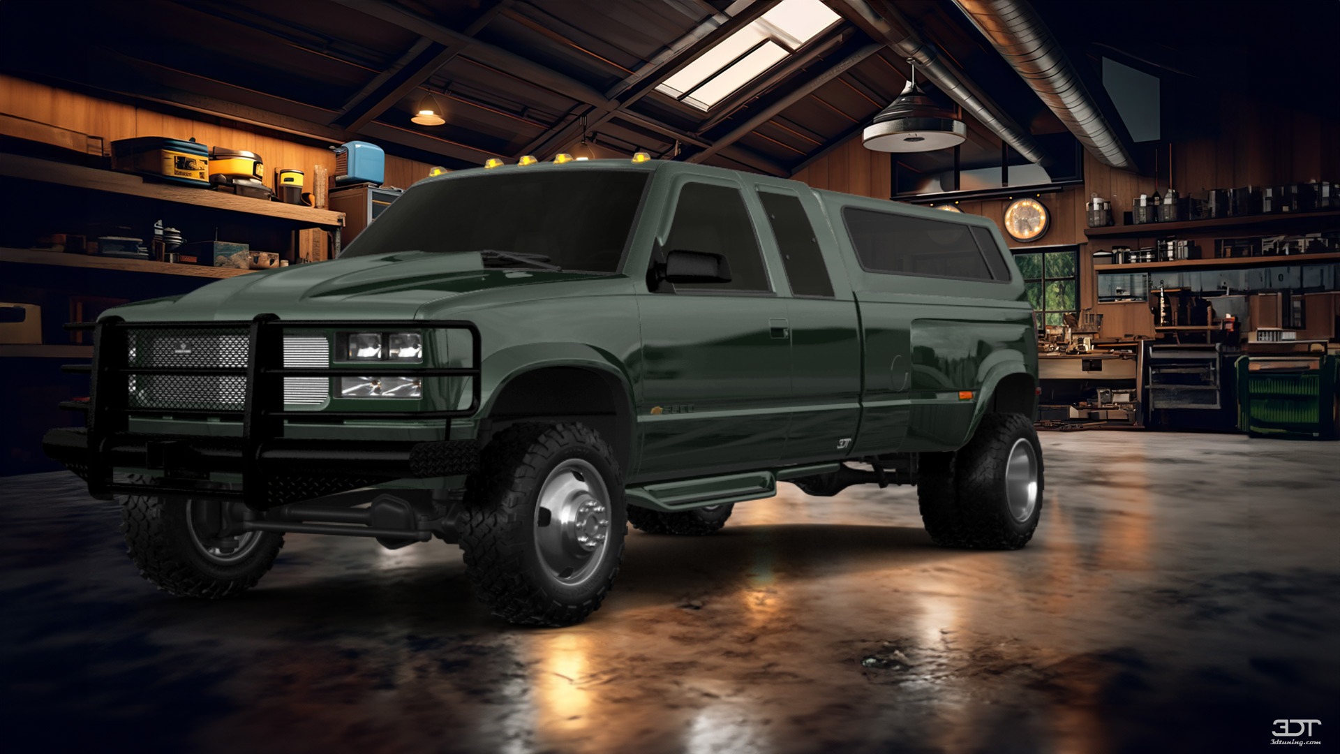 Chevrolet K3500 Extended Cab Pickup Truck 1988