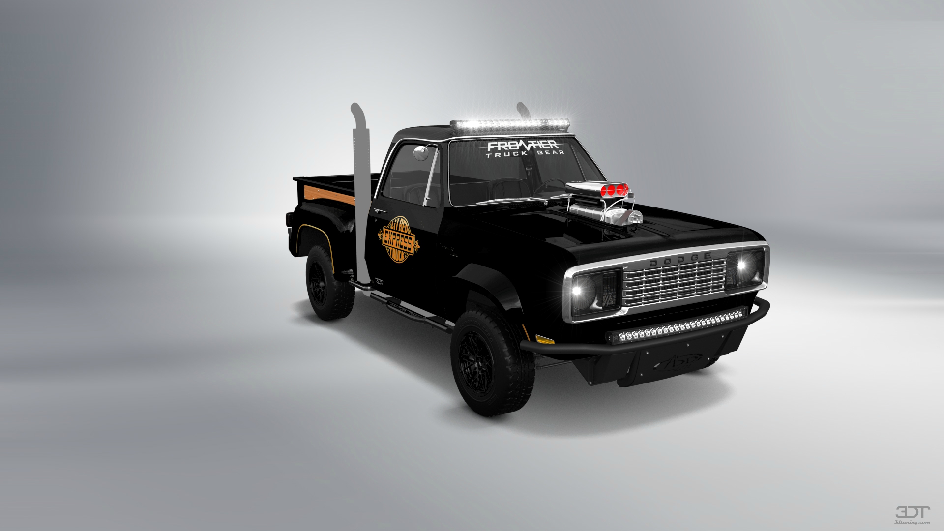 Dodge Lil Red Express 2 Door pickup truck 1978 tuning