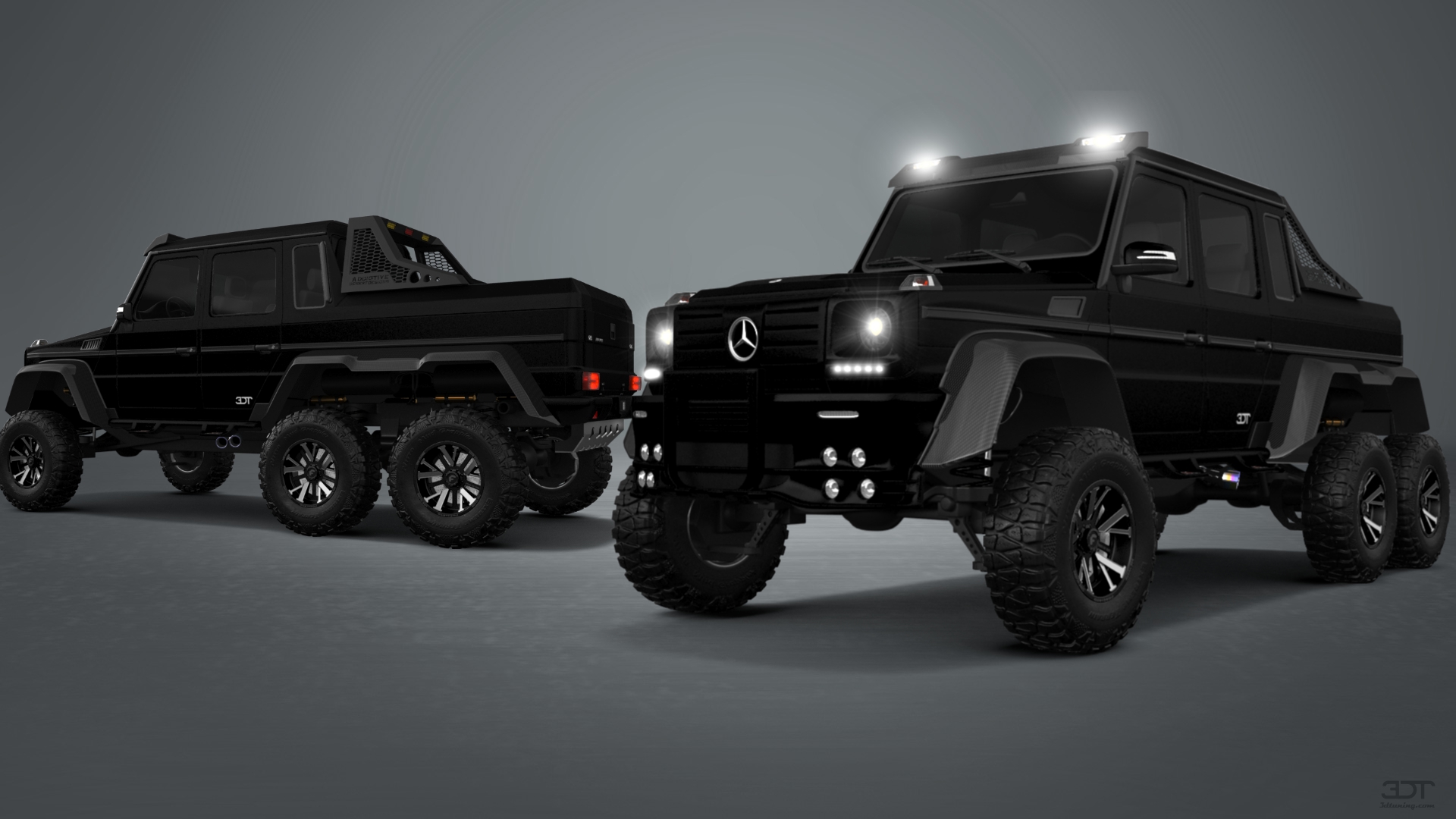 Mercedes G 63 AMG 6x6 4 Door pickup truck 2013 tuning