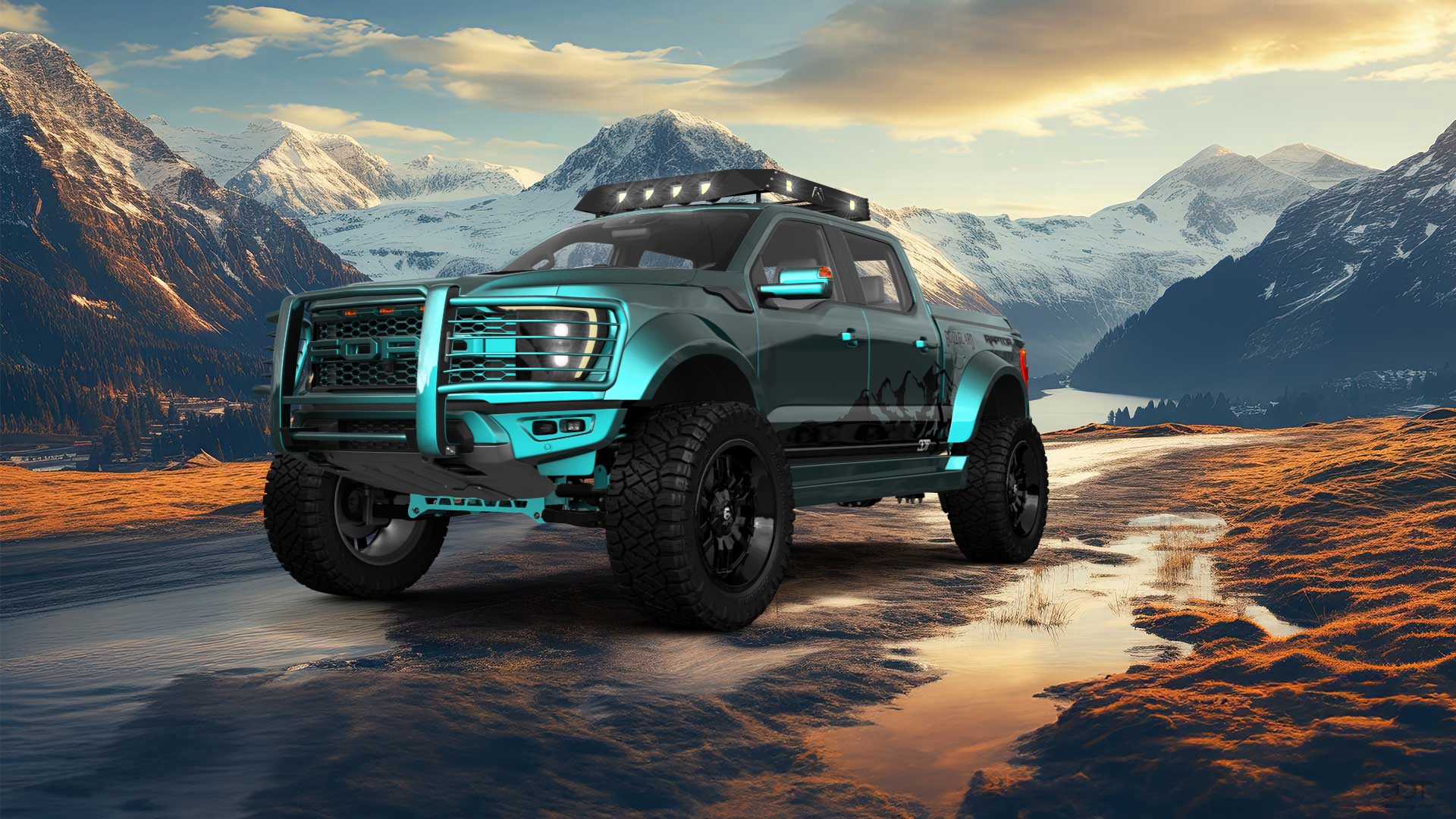 Ford F-150 Raptor 4 Door pickup truck 2021