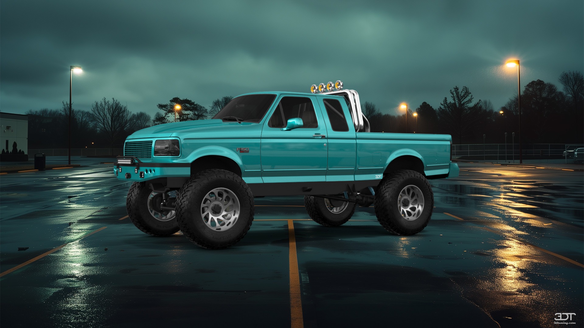 Tuning Ford F-150 SuperCab 2 Door pickup truck 1993