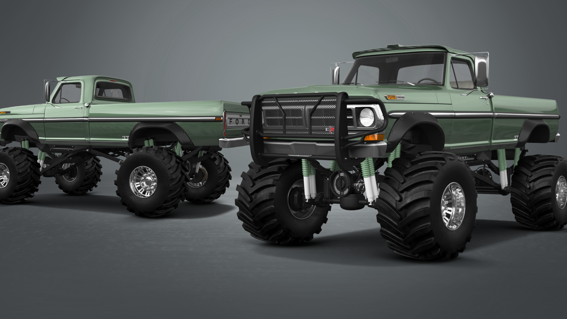 Ford F-250 2 Door pickup truck 1971 tuning