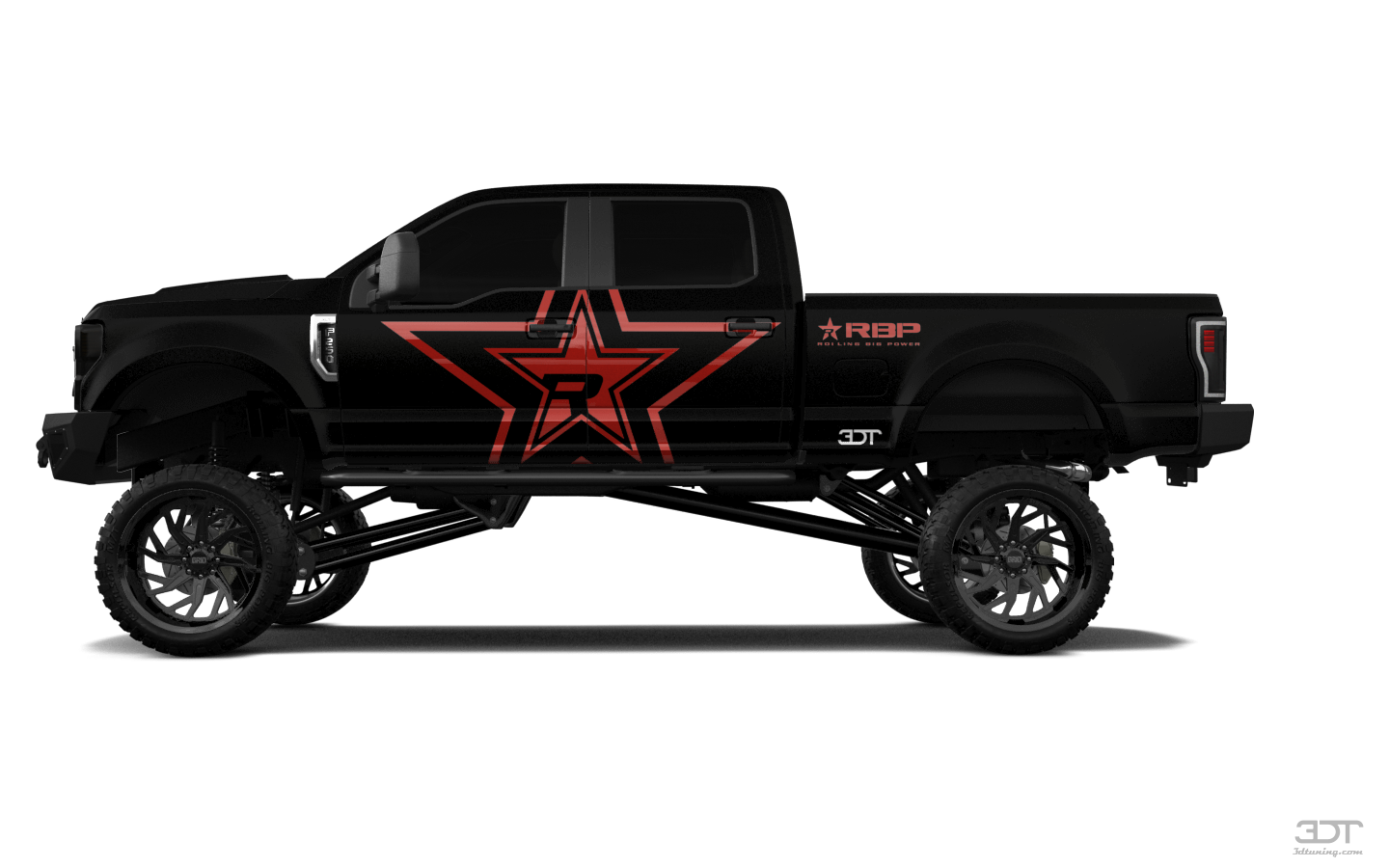 Tuning Ford F-250 4 Door pickup truck 2021