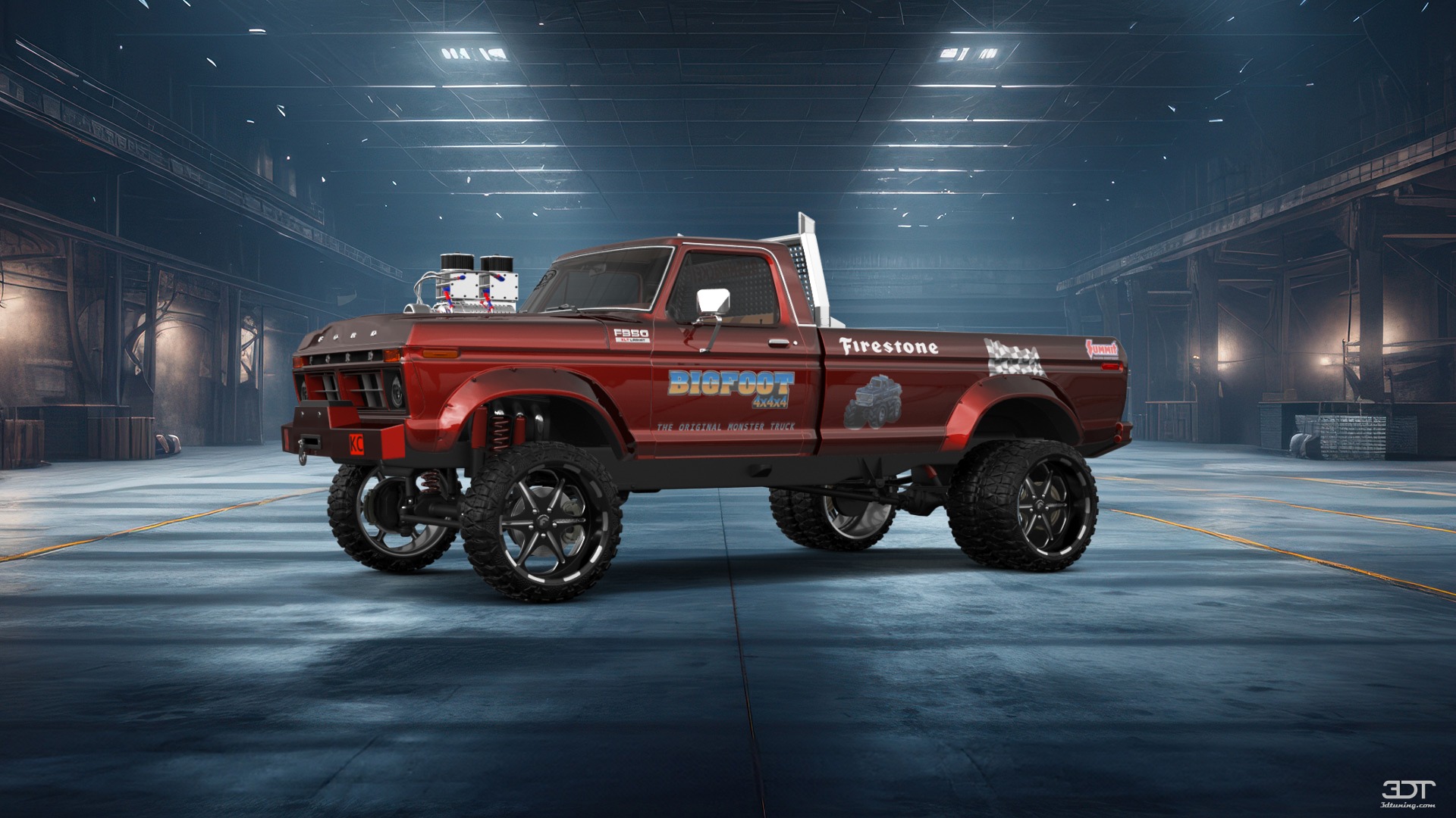 Ford F-350 Dually 2 Door pickup truck 1974 tuning