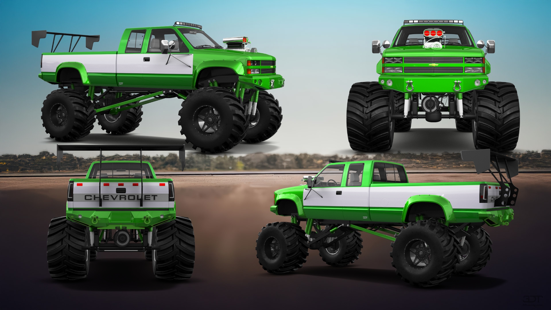 Chevrolet K3500 Extended Cab Pickup Truck 1988 tuning