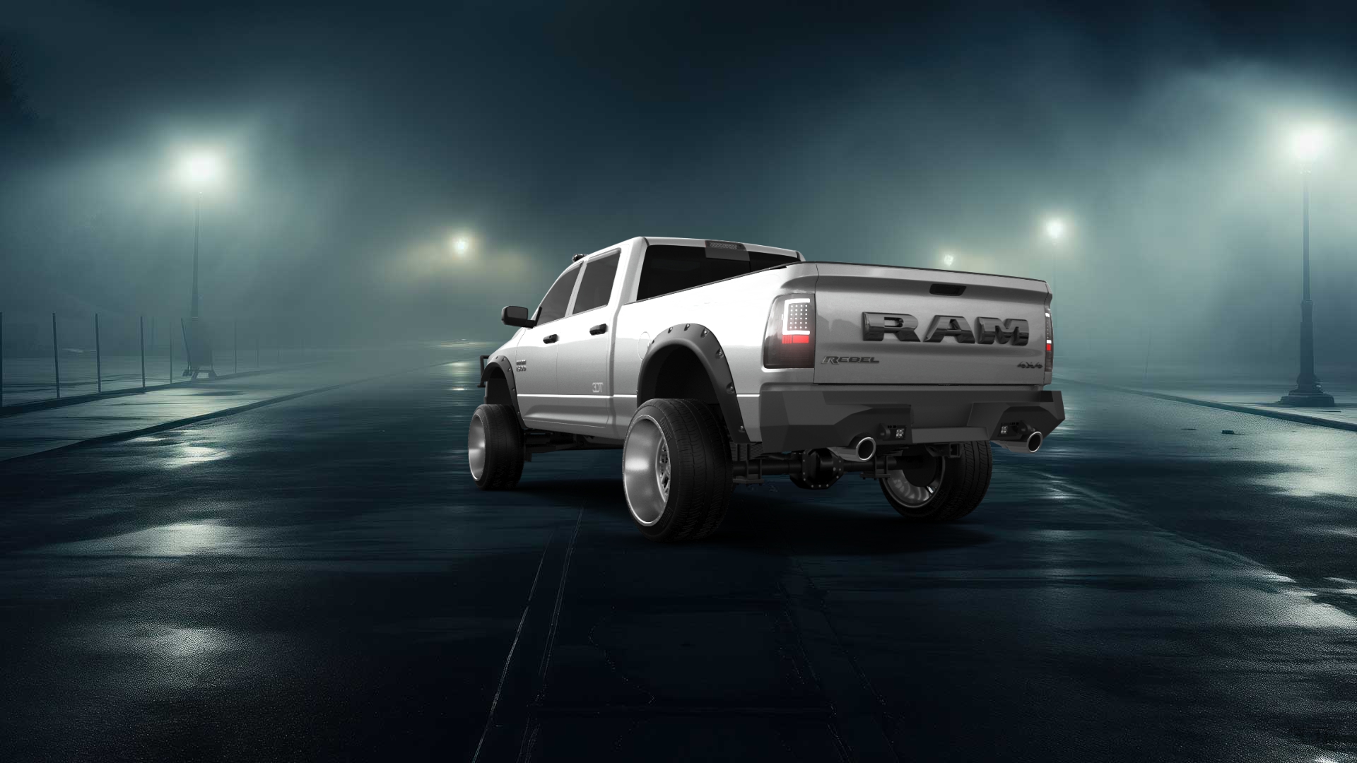 Dodge Ram 1500 Crew Cab 6.4 ft box 4 Door pickup truck 2009 tuning