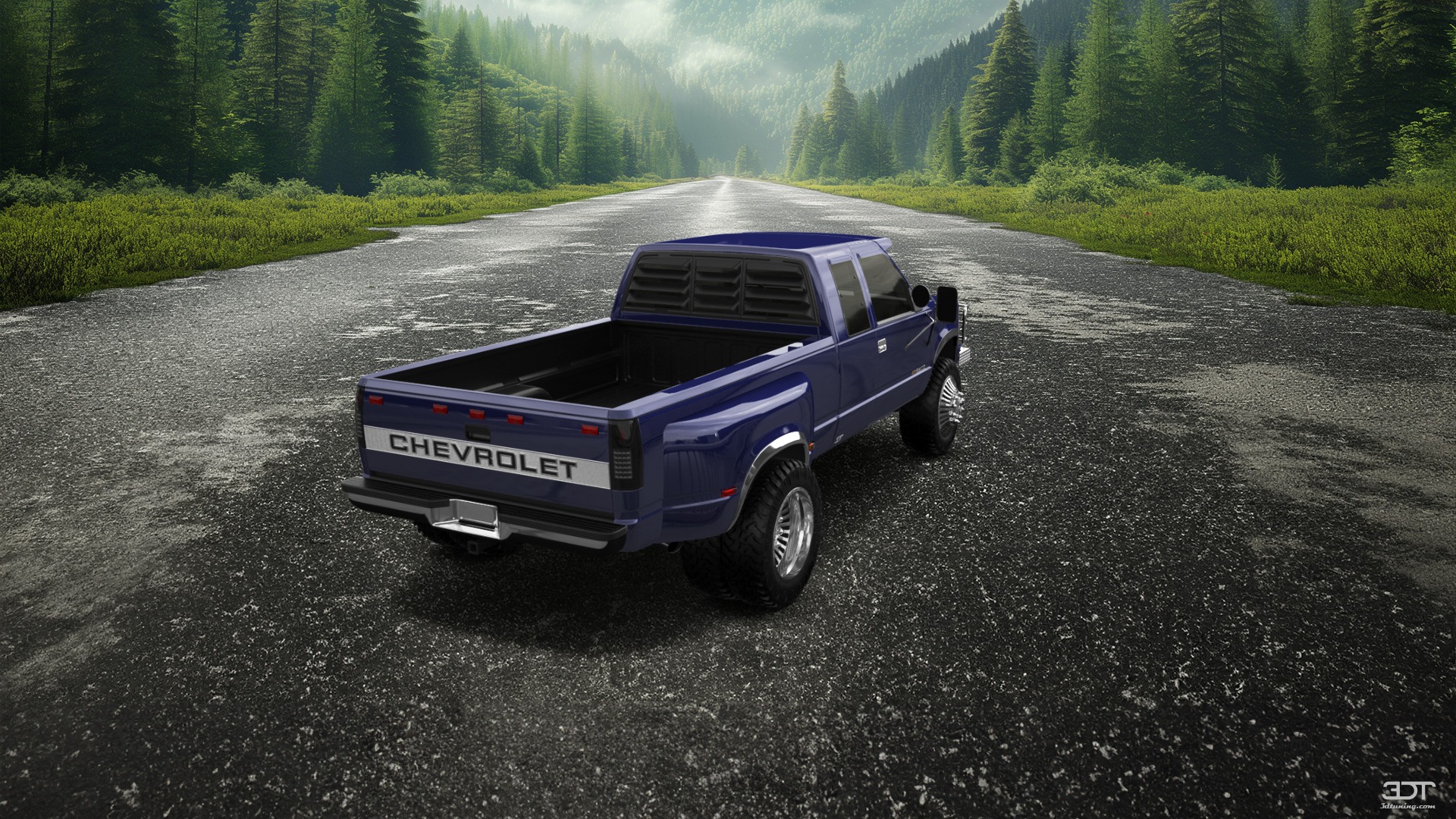 Chevrolet K3500 Extended Cab Pickup Truck 1988