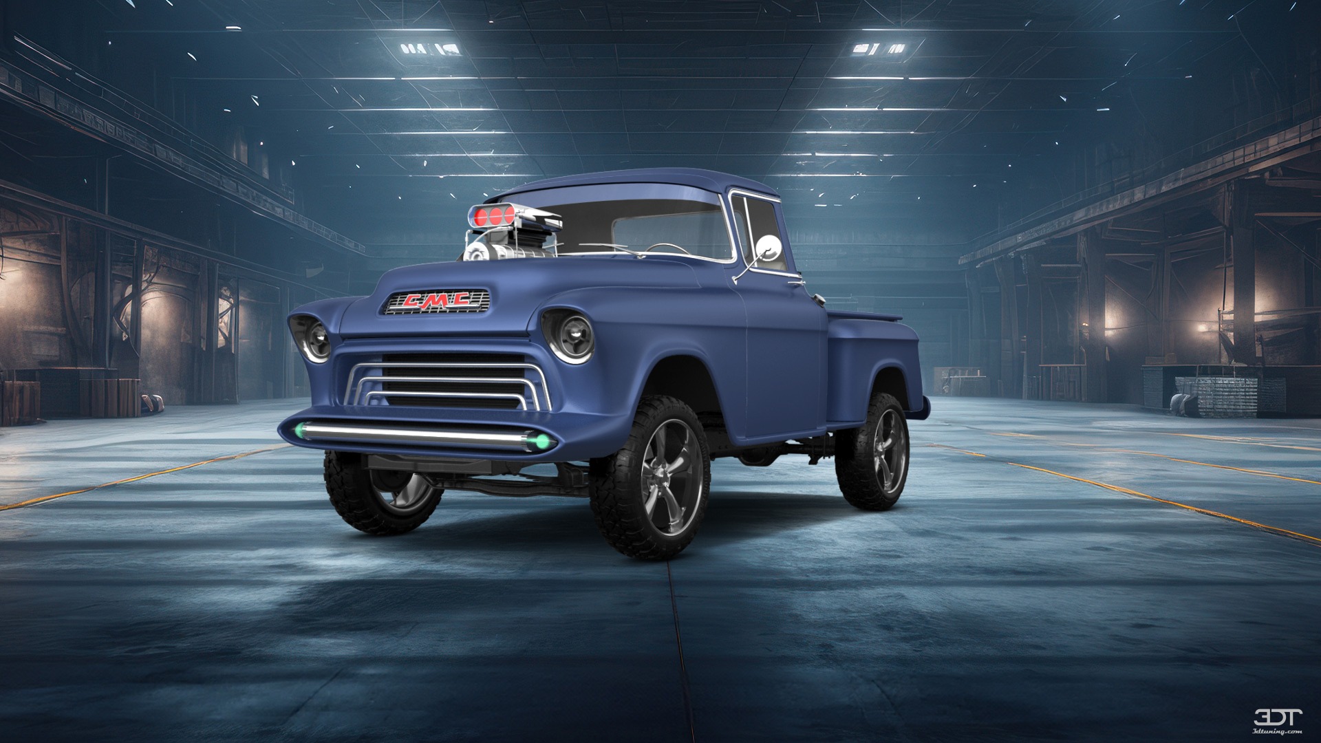 GMC 100 Stepside 2 Door pickup truck 1957 tuning