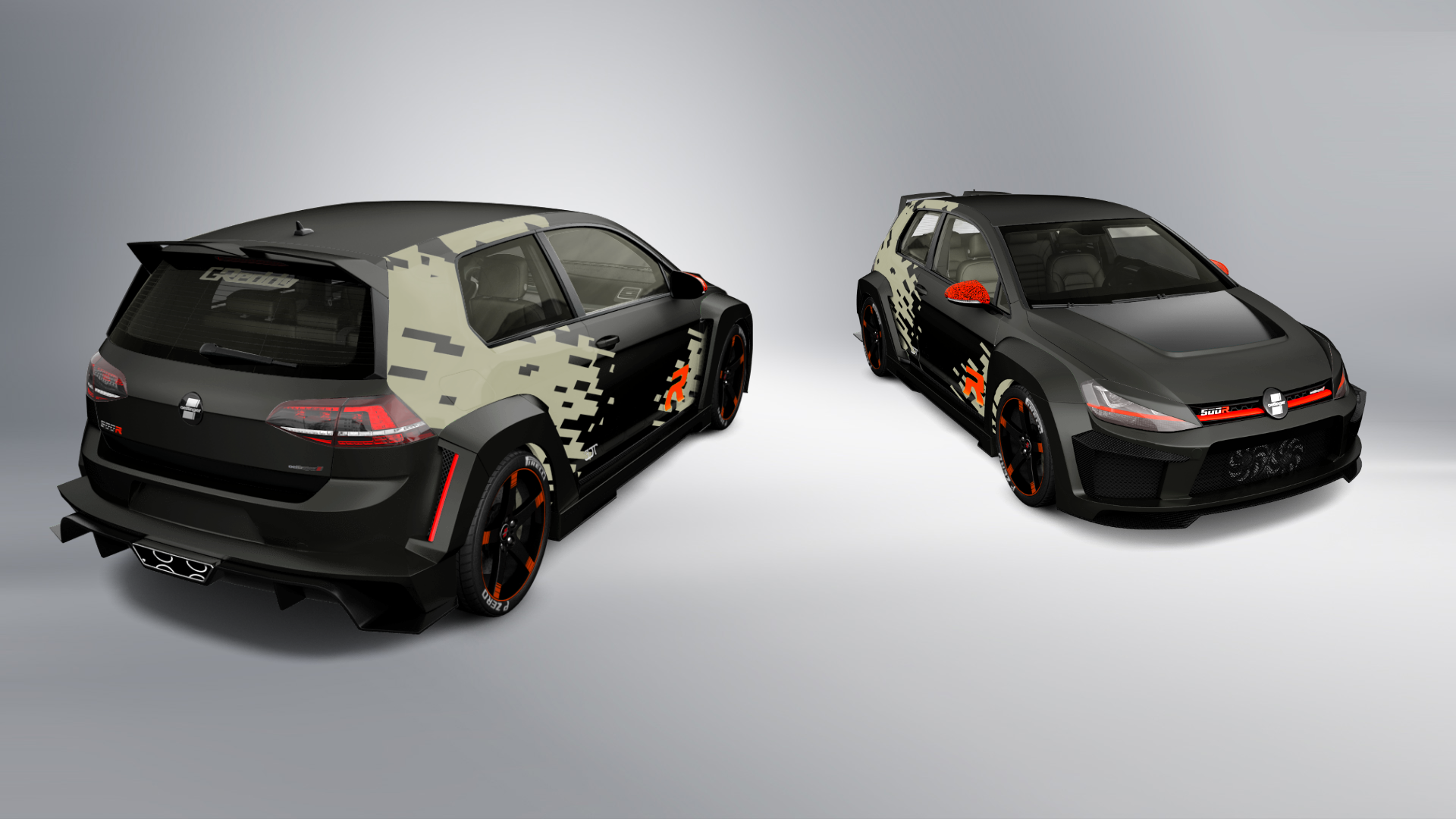Volkswagen Golf 7 3 Door Hatchback 2013 tuning