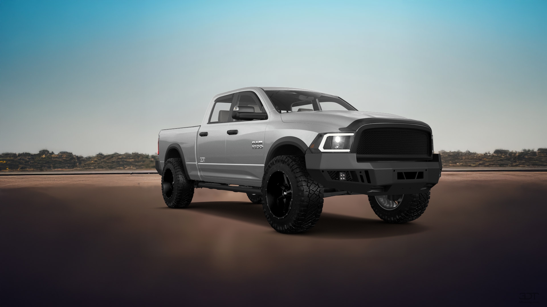 Dodge Ram 1500 Crew Cab 6.4 ft box 4 Door pickup truck 2009 tuning