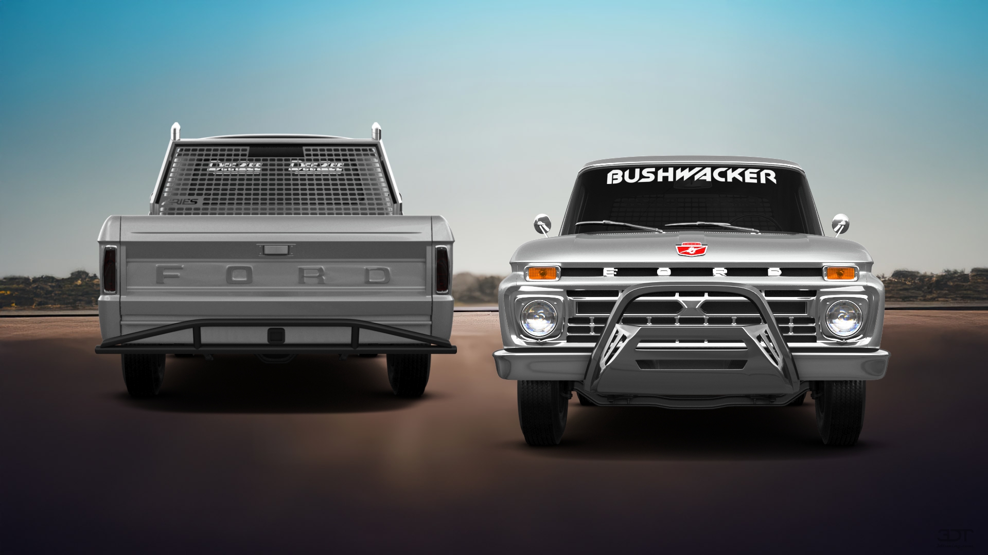 Ford F-100 Custom Cab 2 Door pickup truck 1966 tuning