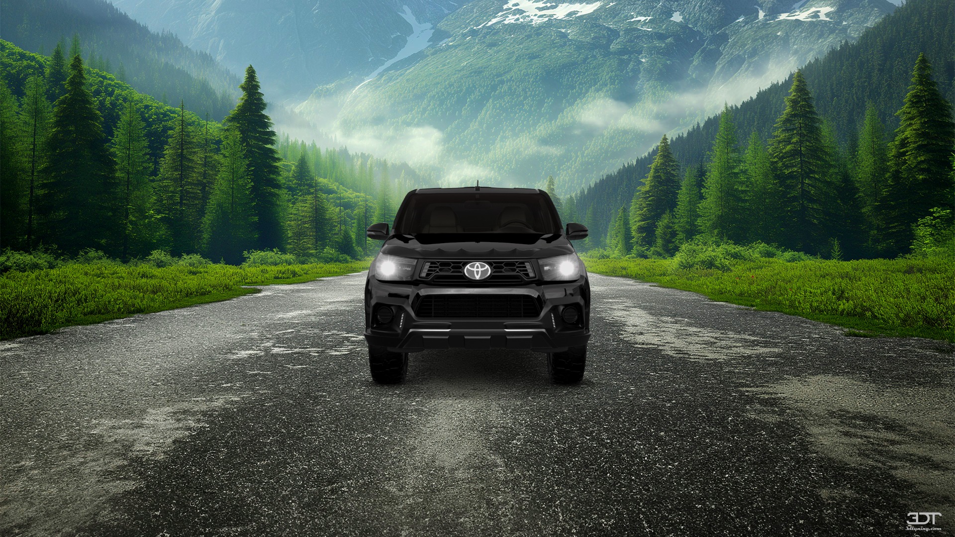 Toyota Hilux Double Cab 4 Door pickup truck 2015 tuning