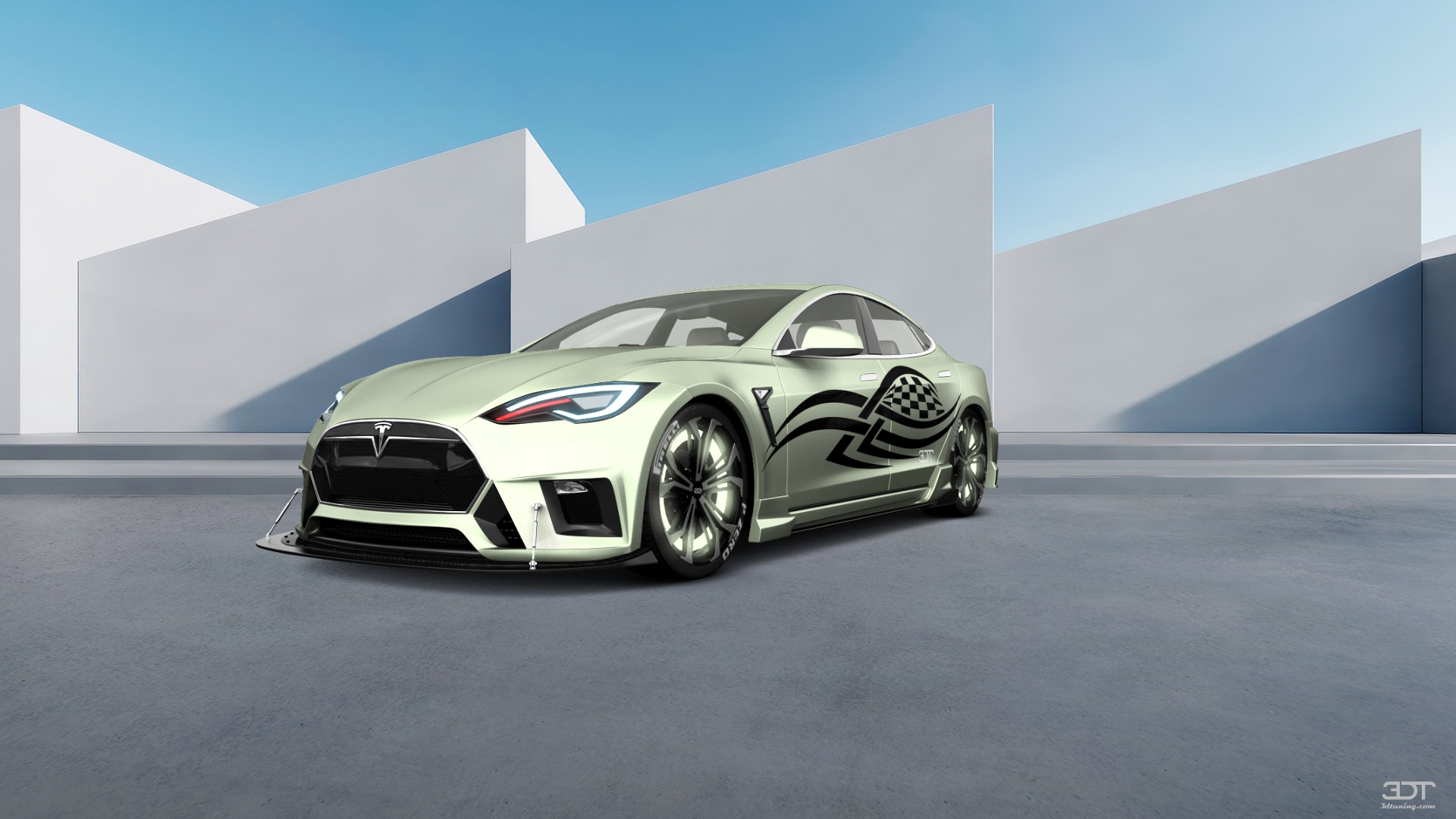Tesla Model S 5 Door Liftback 2013 tuning