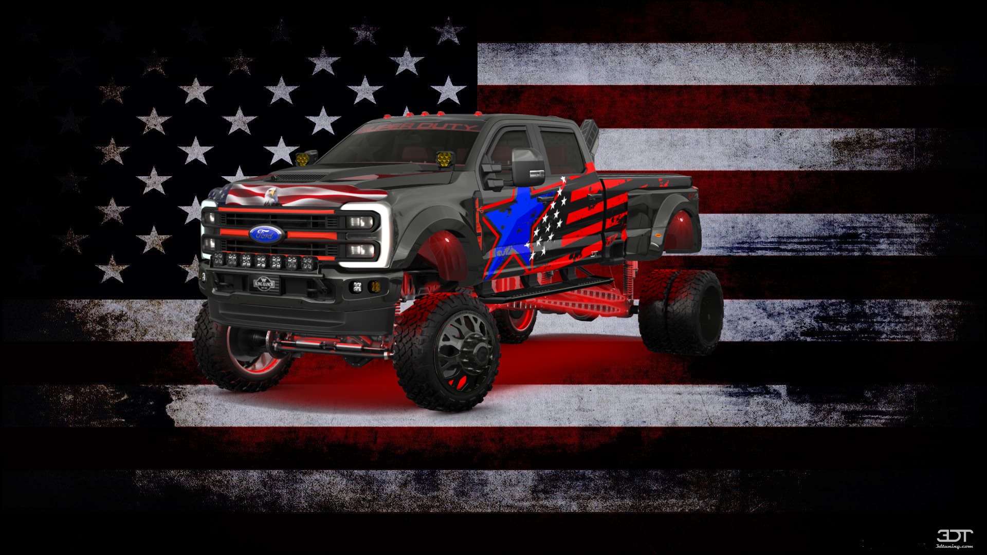 Ford F-350 DRW Crew Cab 4 Door pickup truck 2023 tuning