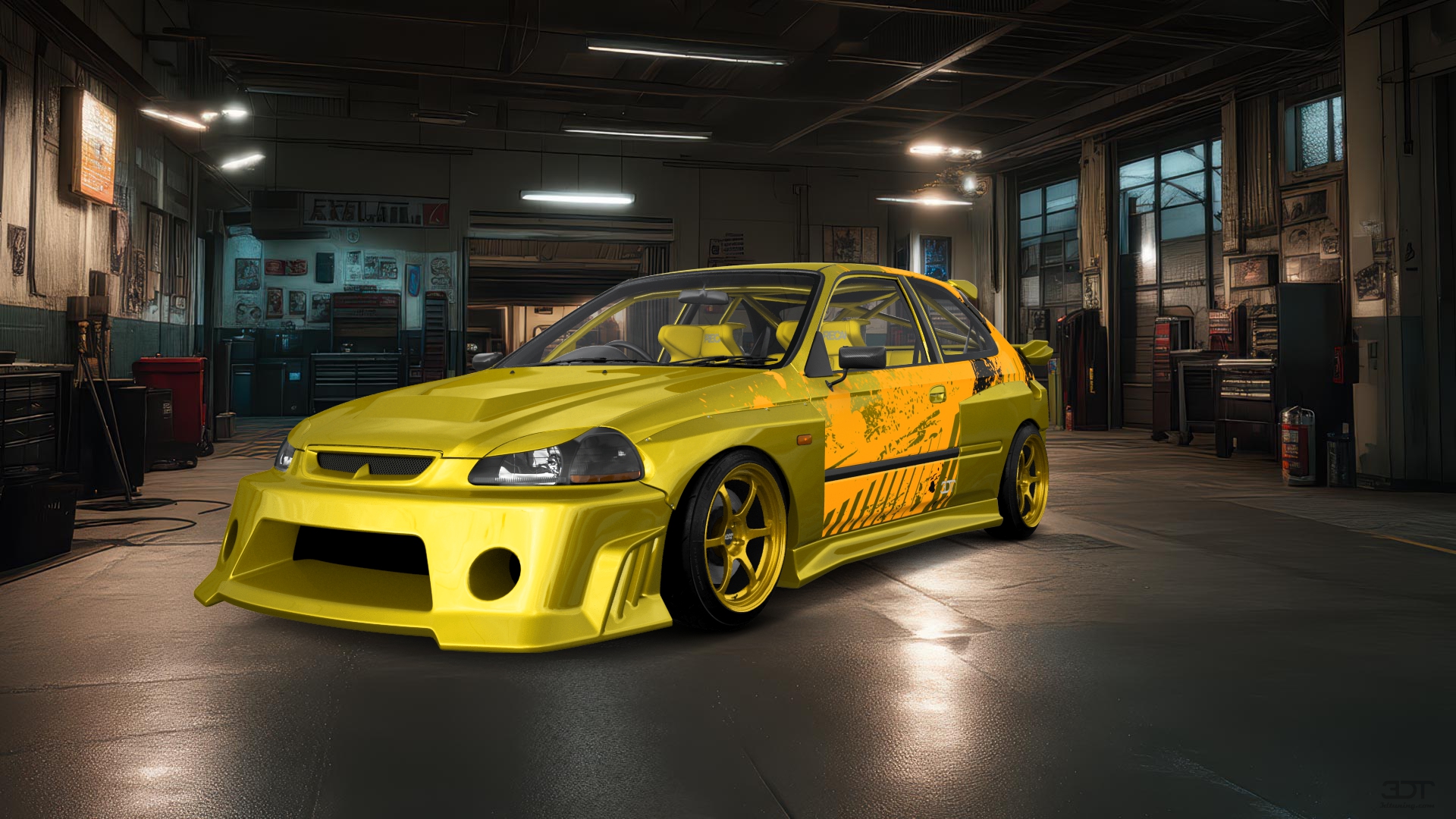 Honda Civic 3 Door Hatchback 1997 tuning